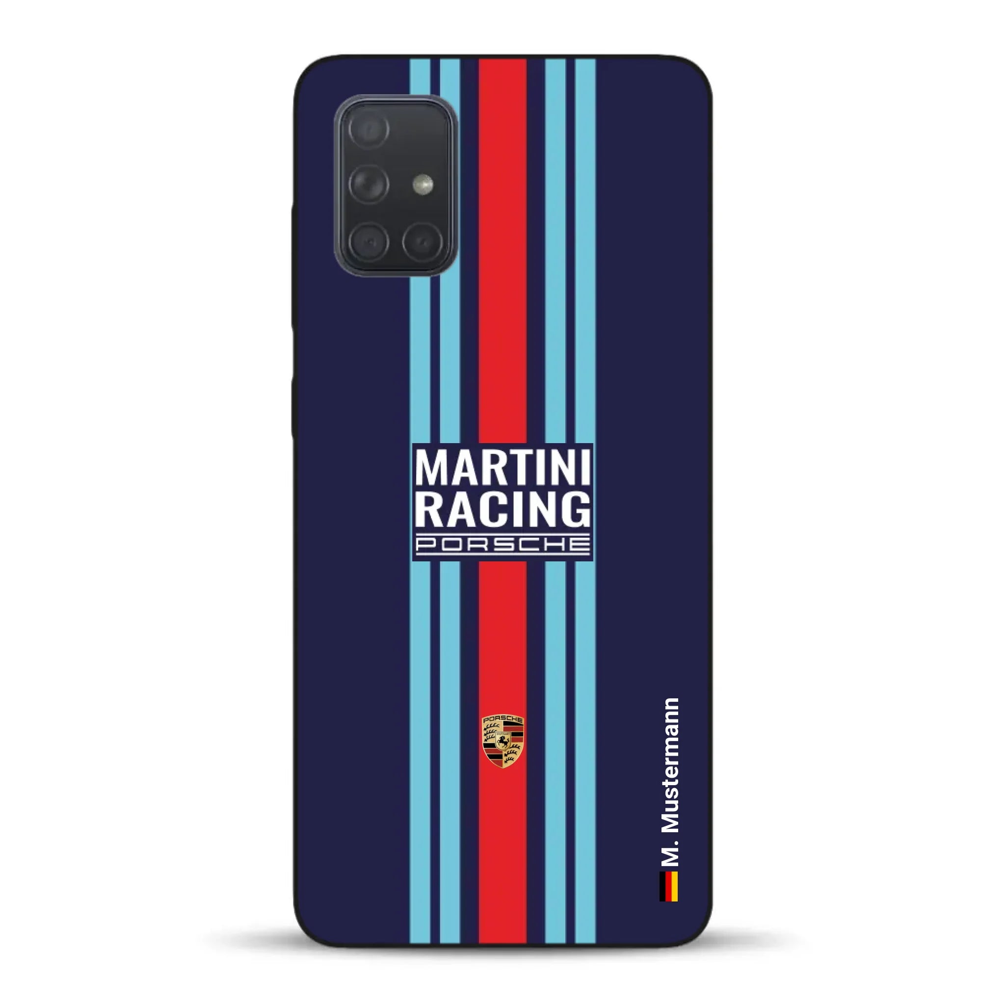 Martini Porsche Livery #2 - Custodia per cellulare personalizzata per Samsung