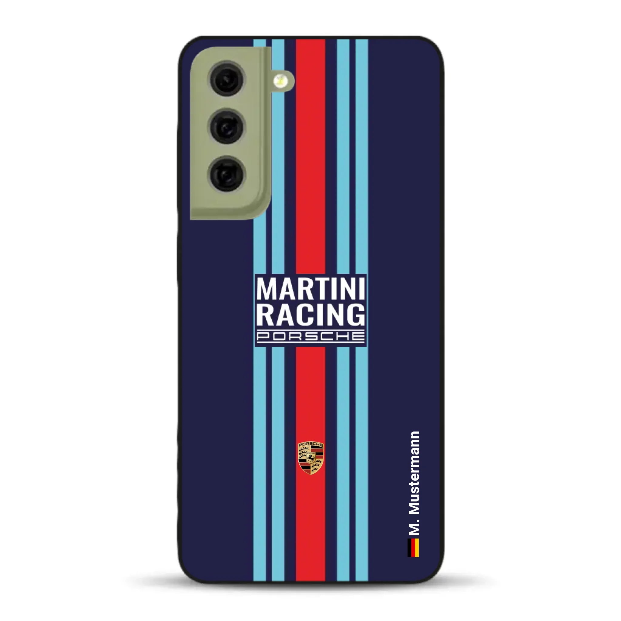 Martini Porsche Livery #2 - Custodia per cellulare personalizzata per Samsung