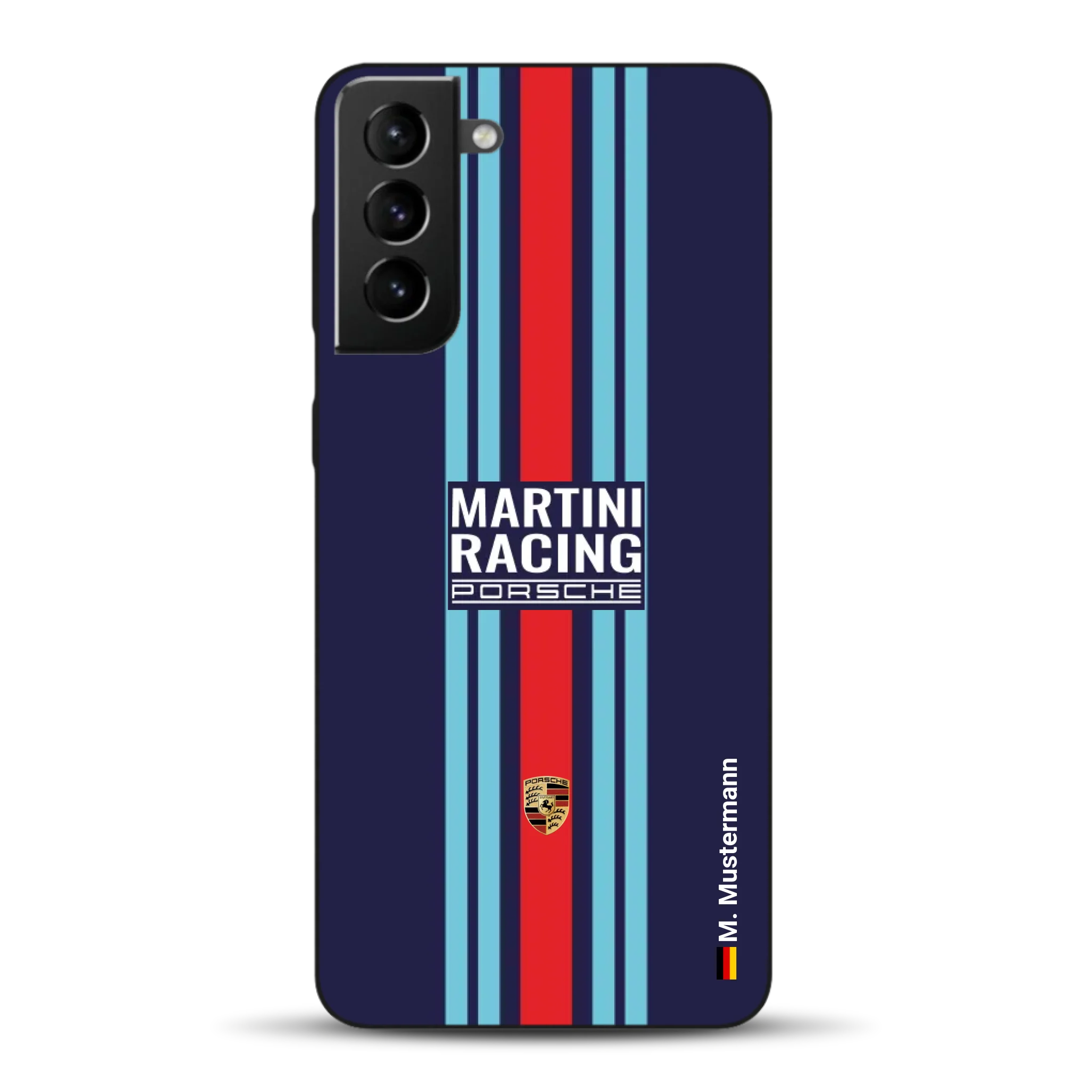 Martini Porsche Livery #2 - Individuelle Handyhülle für Samsung