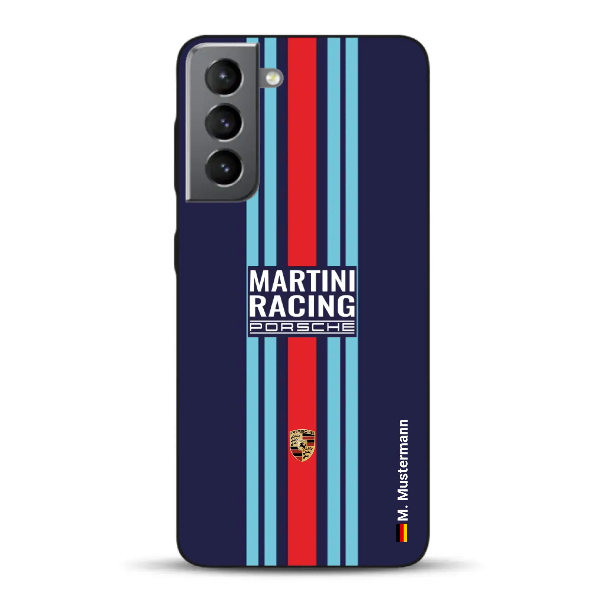 Martini Porsche Livery #2 - Individuelle Handyhülle für Samsung