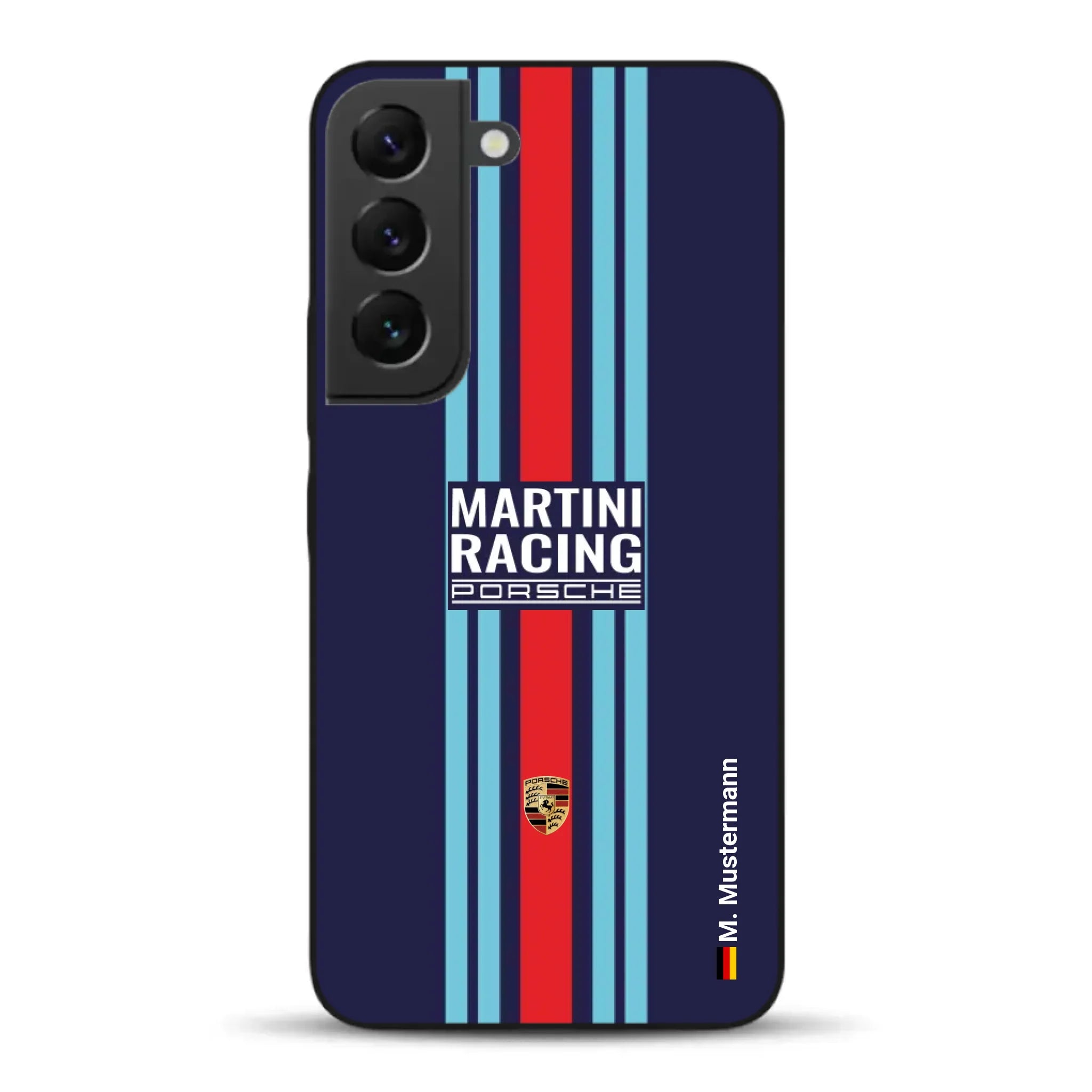 Martini Porsche Livery #2 - Custodia per cellulare personalizzata per Samsung
