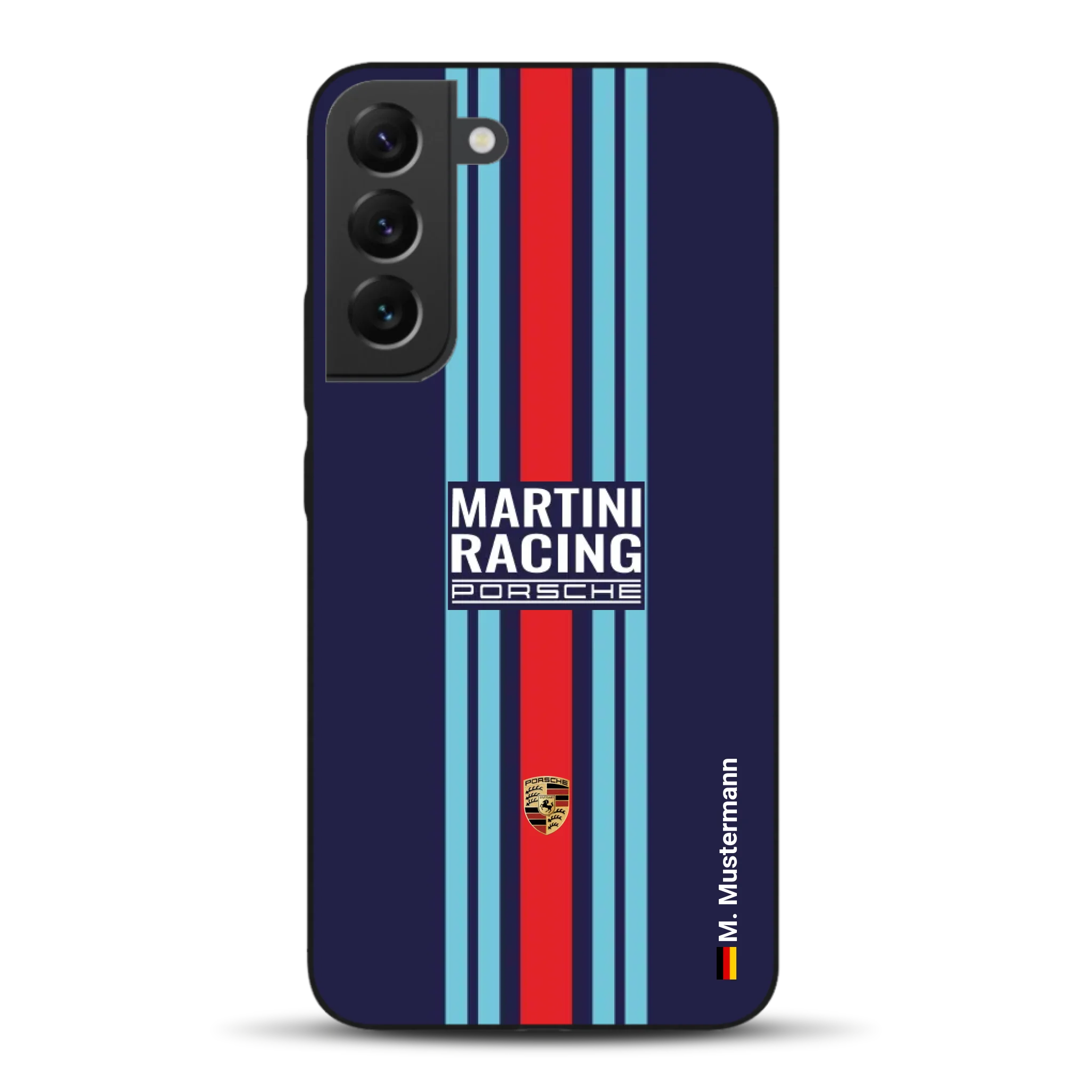 Martini Porsche Livery #2 - Custodia per cellulare personalizzata per Samsung