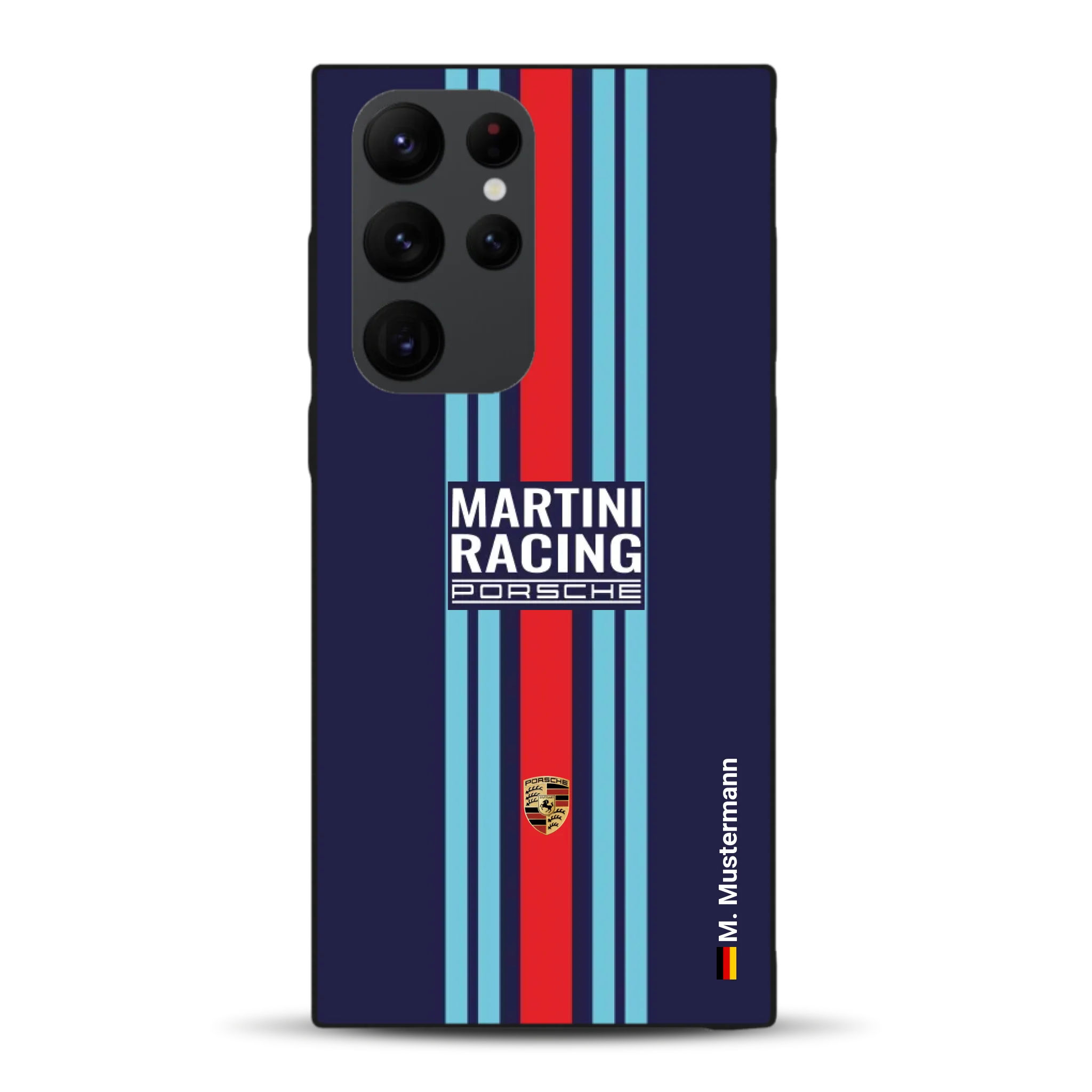 Martini Porsche Livery #2 - Individuelle Handyhülle für Samsung