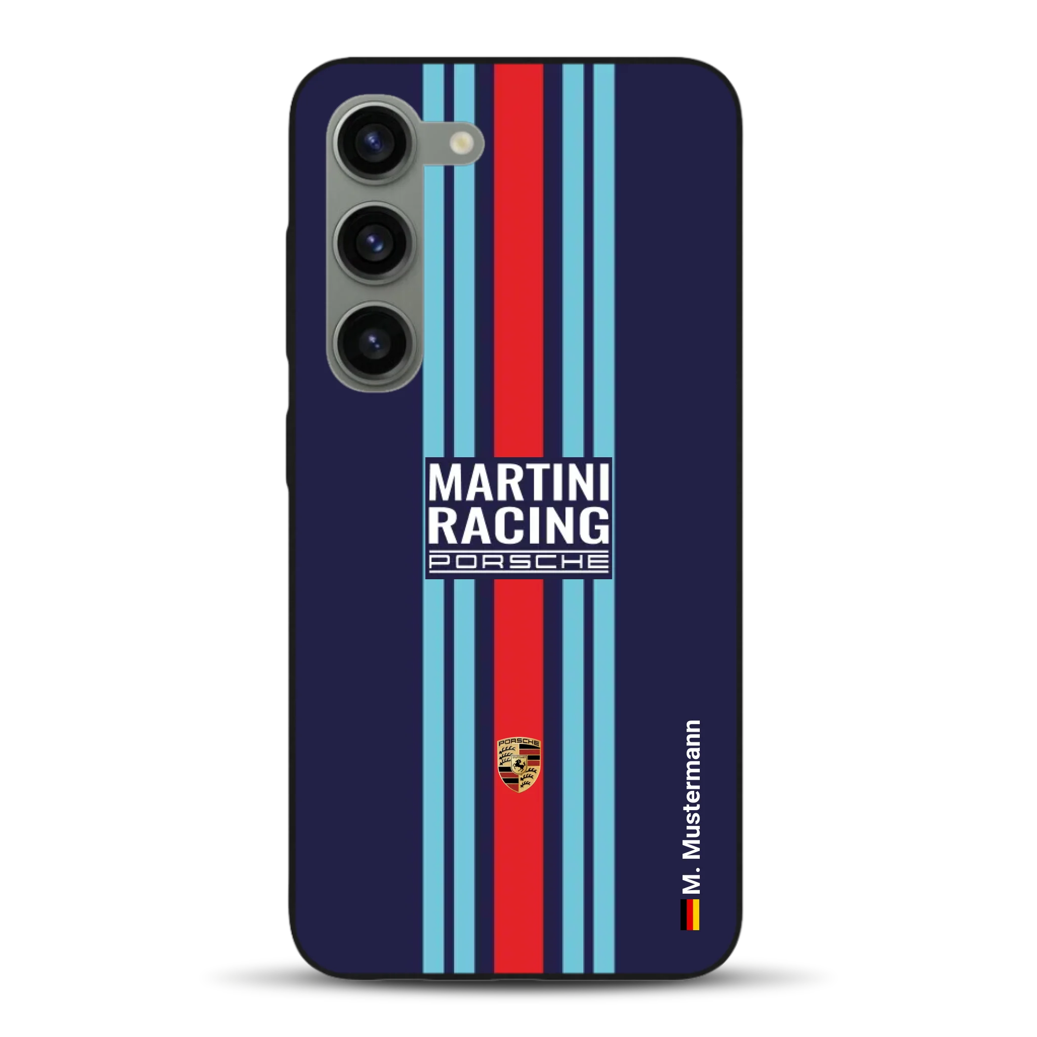 Martini Porsche Livery #2 - Custodia per cellulare personalizzata per Samsung