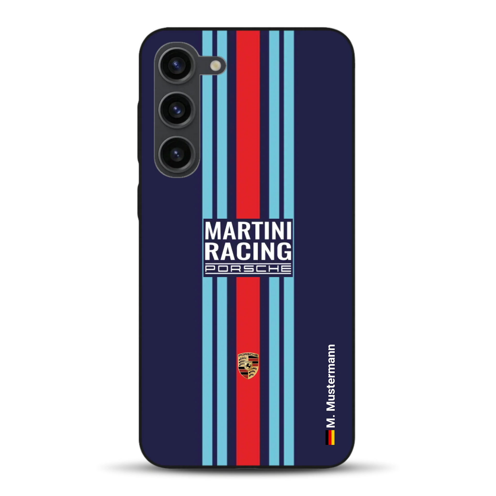 Martini Porsche Livery #2 - Custodia per cellulare personalizzata per Samsung