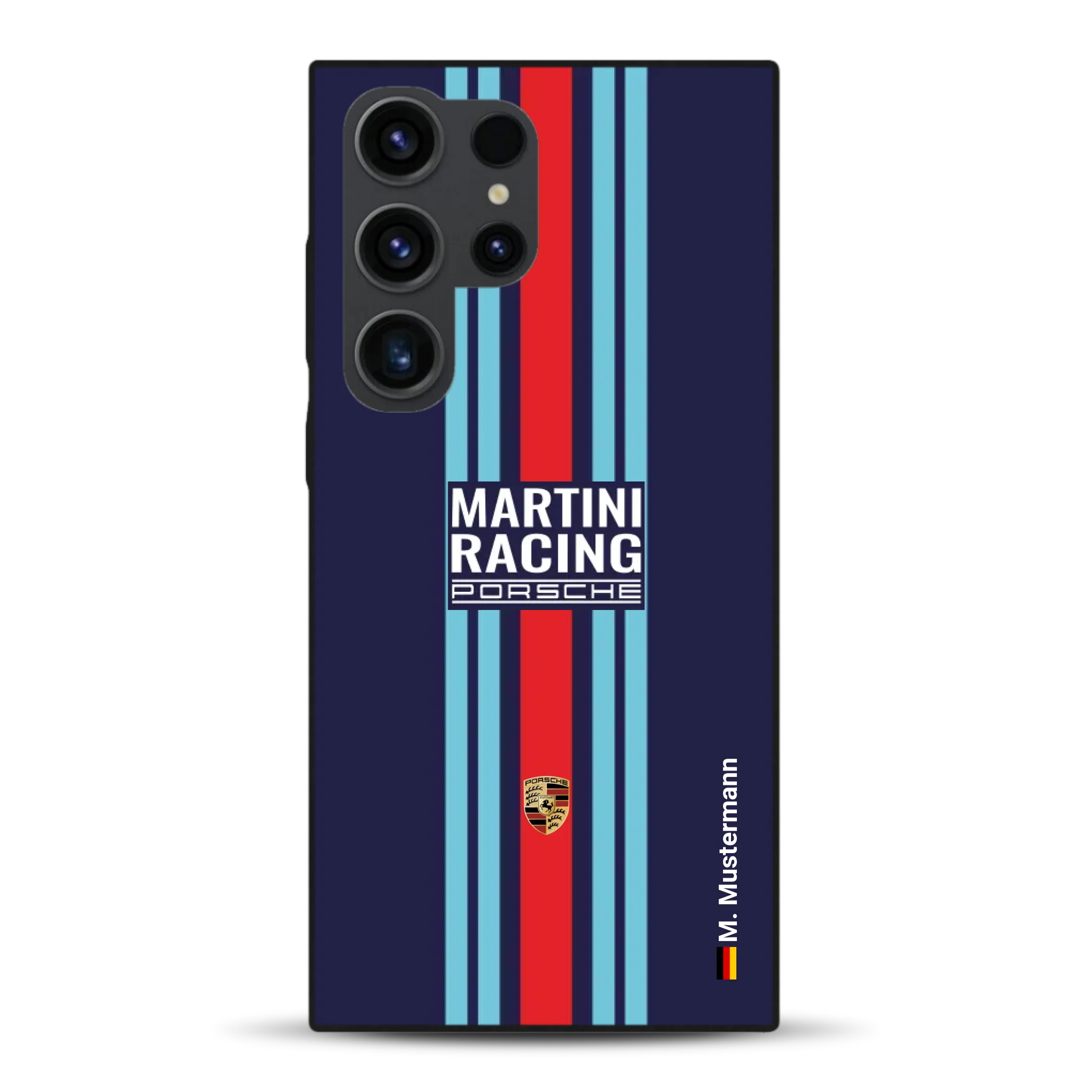 Martini Porsche Livery #2 - Custodia per cellulare personalizzata per Samsung