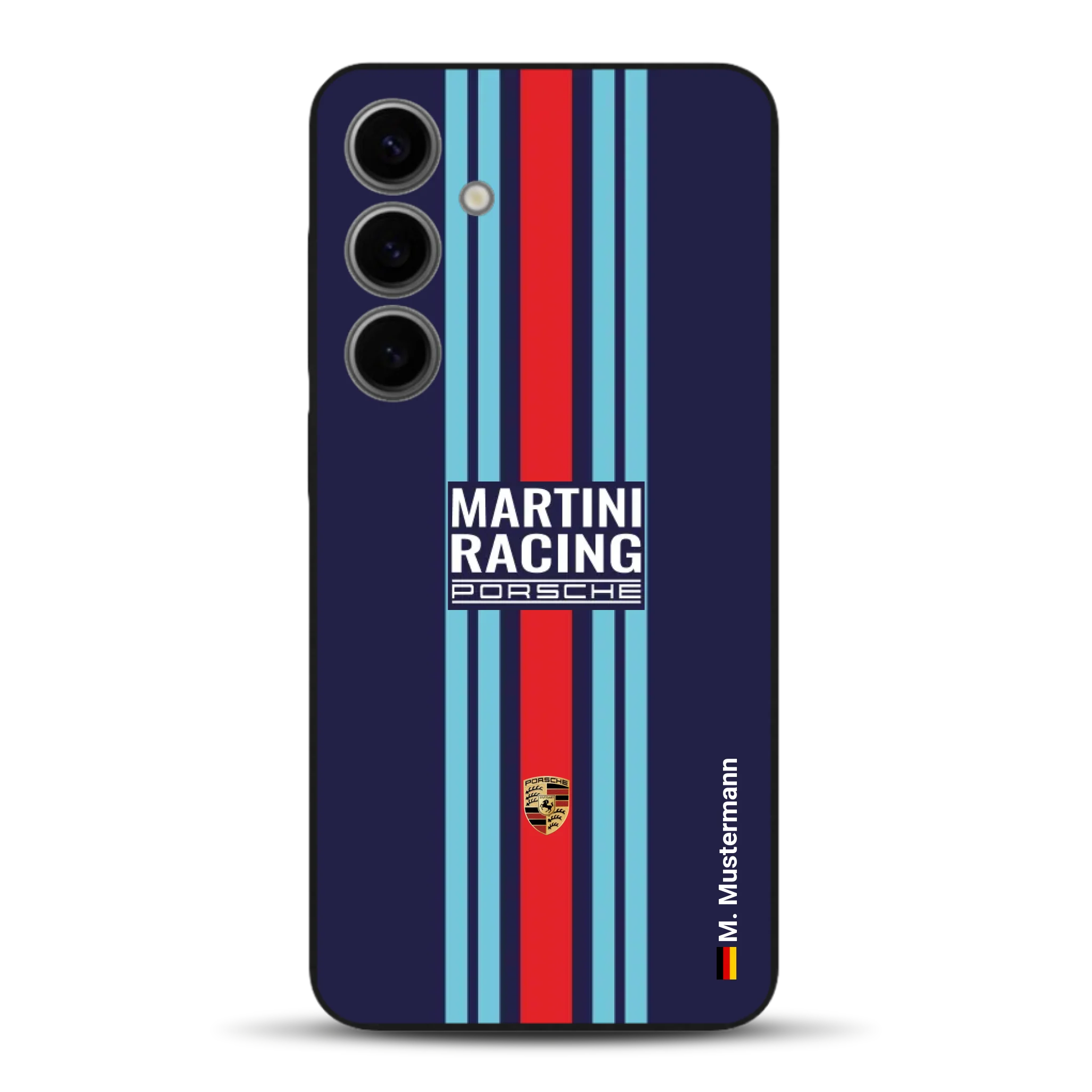 Martini Porsche Livery #2 - Custodia per cellulare personalizzata per Samsung