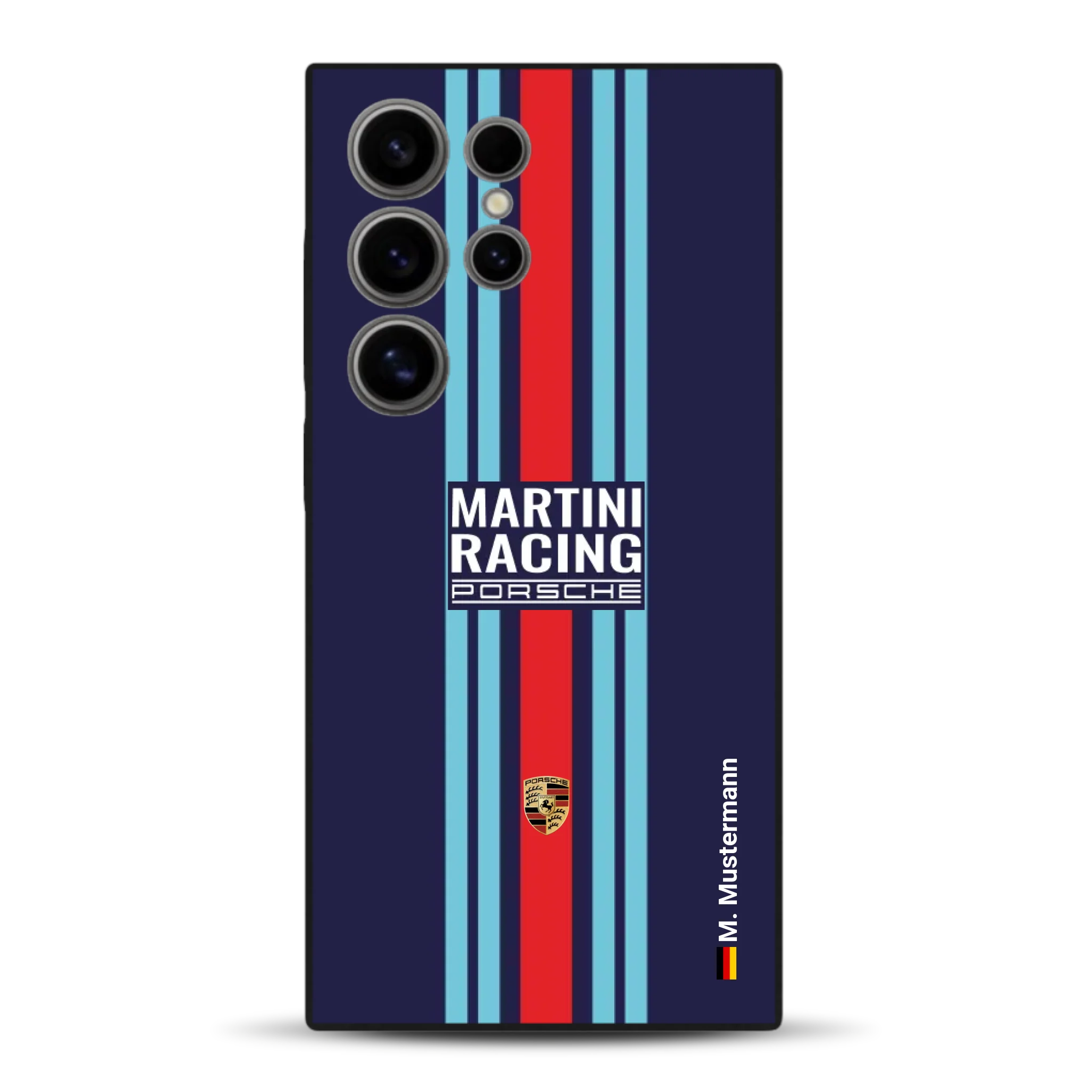 Martini Porsche Livery #2 - Custodia per cellulare personalizzata per Samsung