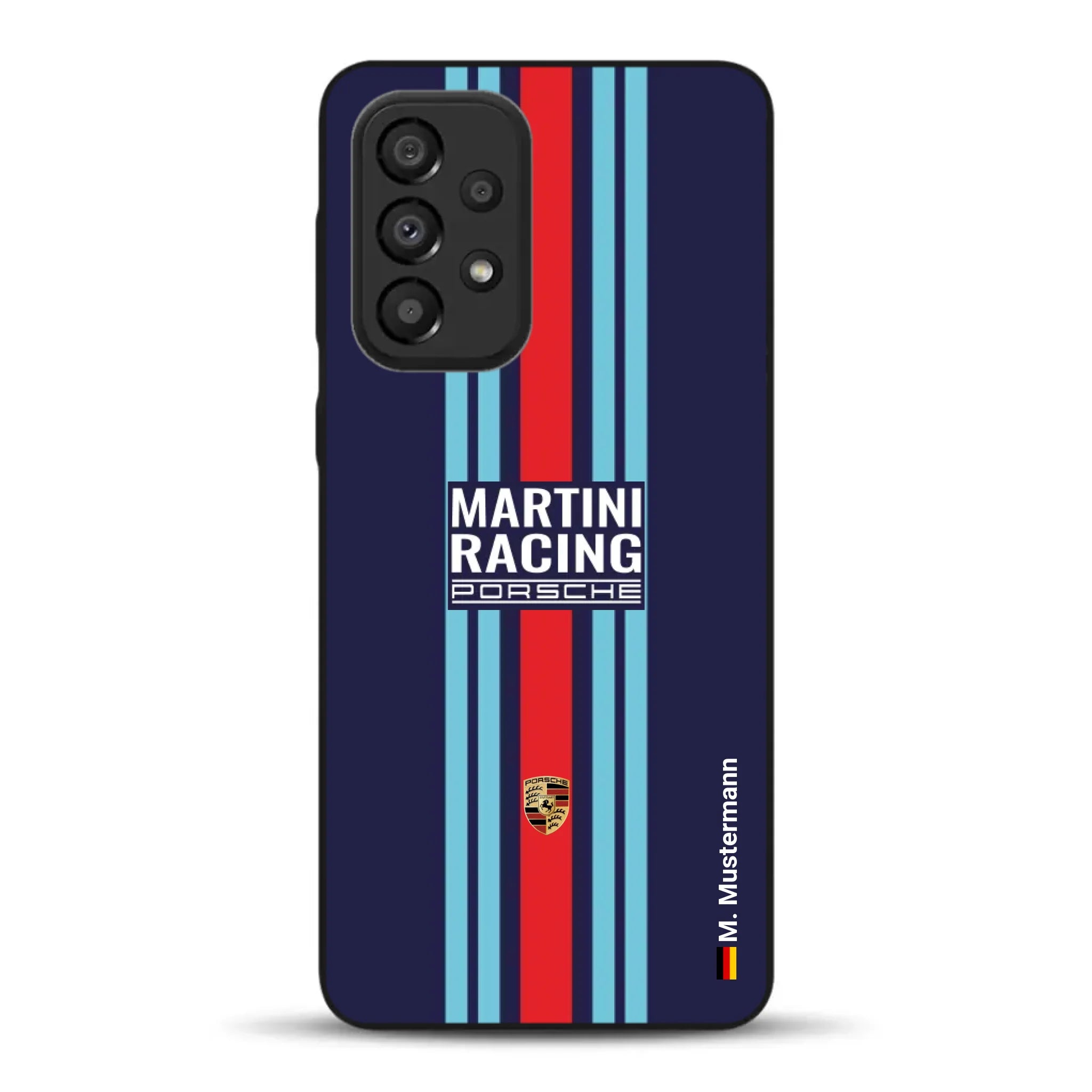 Martini Porsche Livery #2 - Custodia per cellulare personalizzata per Samsung