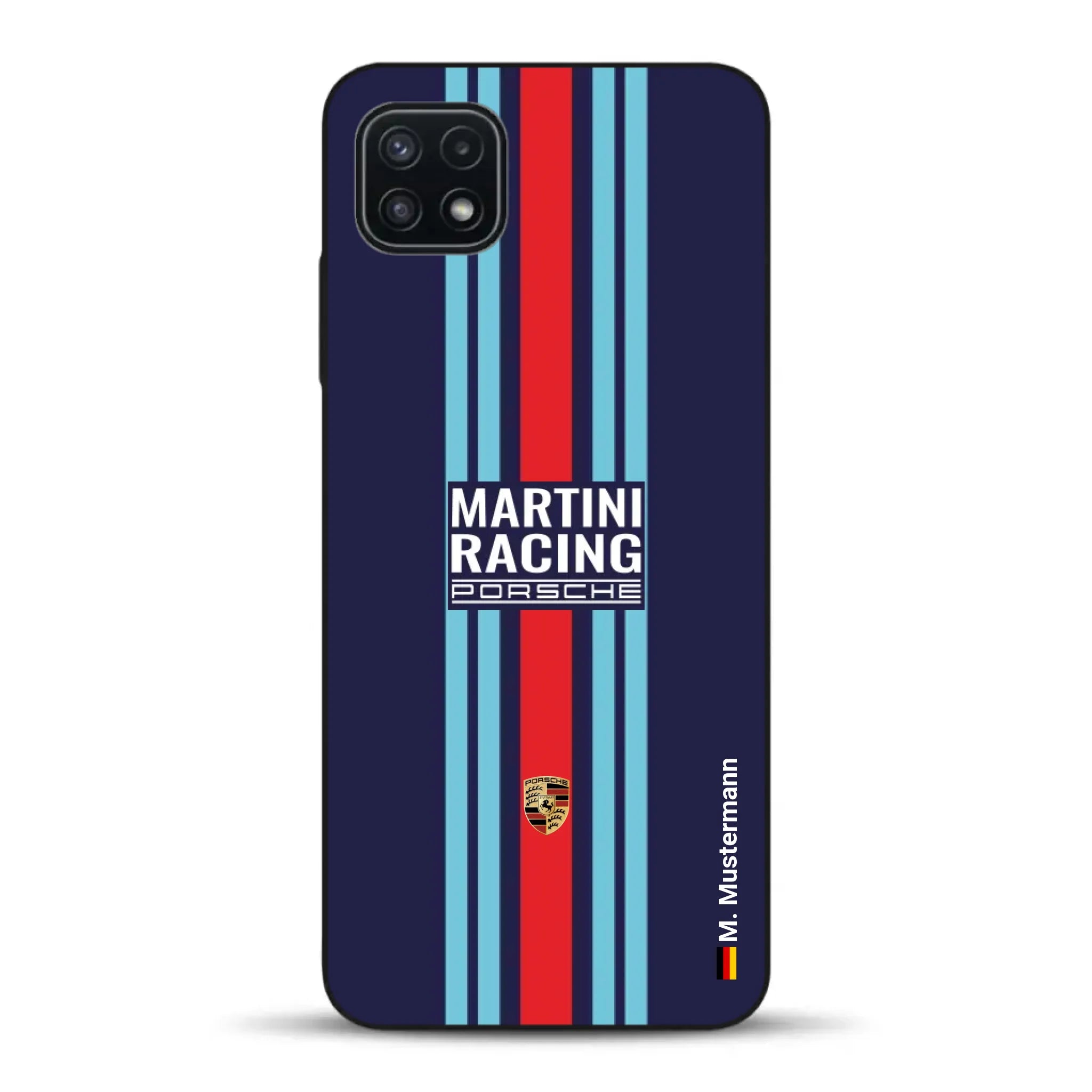 Martini Porsche Livery #2 - Individuelle Handyhülle für Samsung