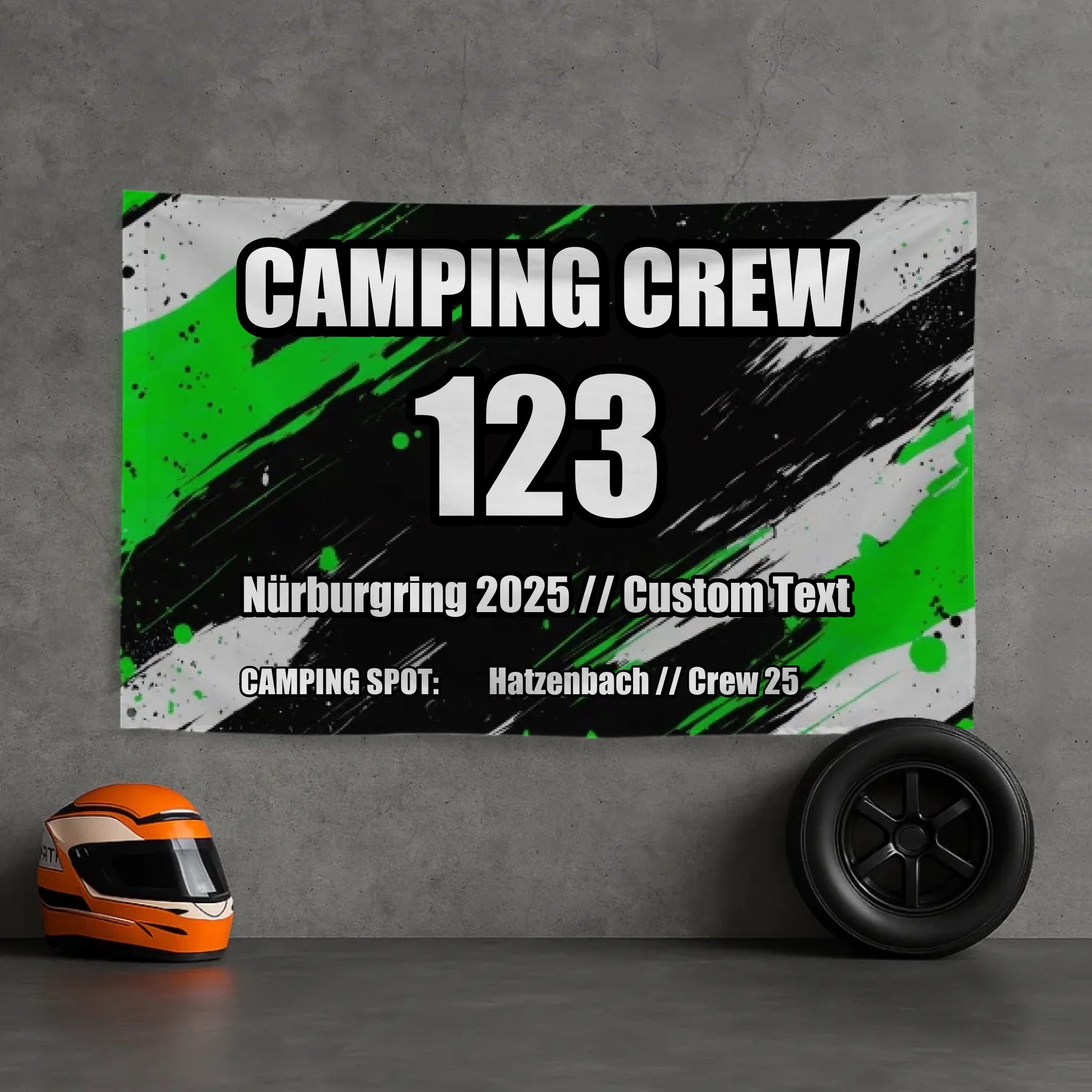 Camping Crew - Custom flag