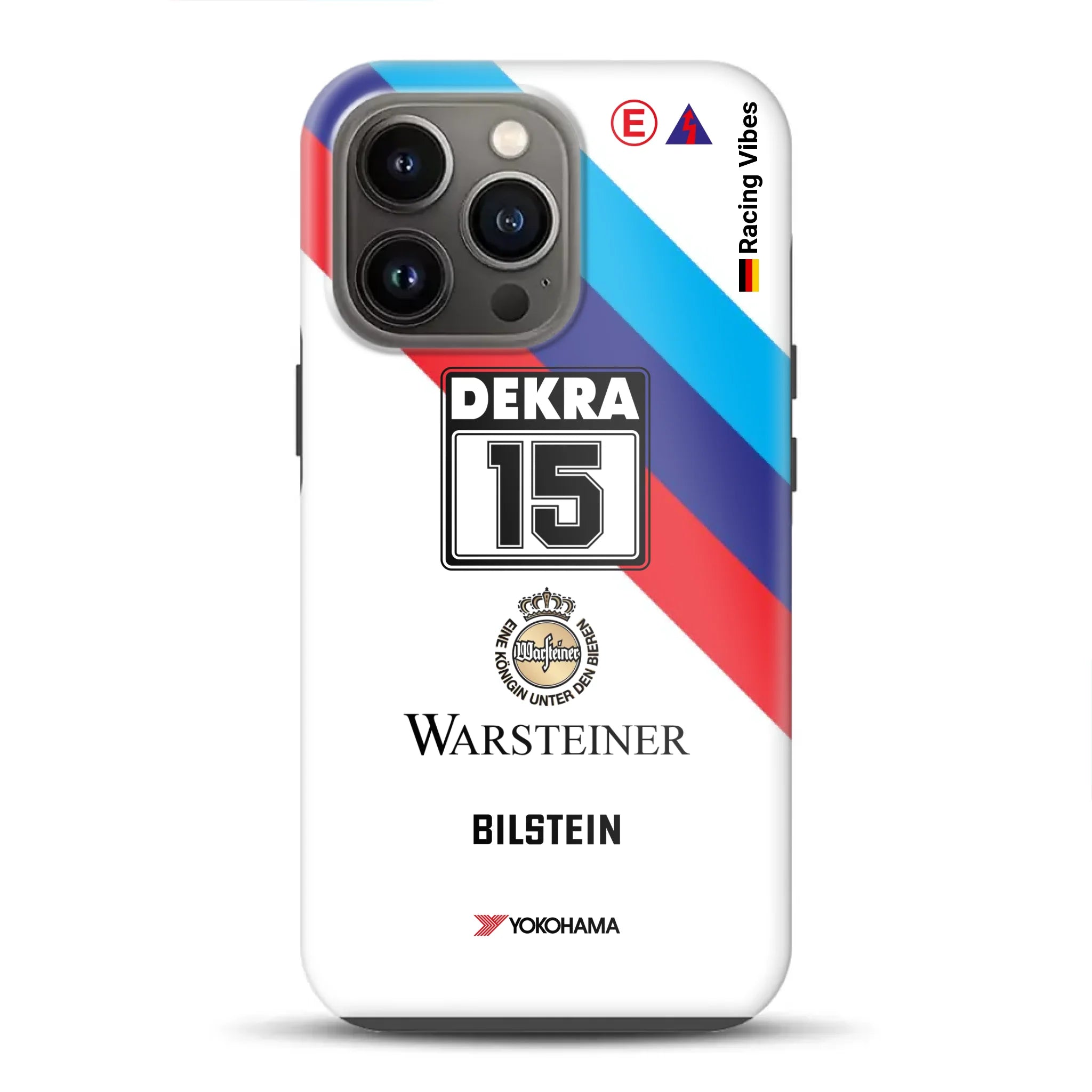 M3 E30 #15 DTM Champion 1989 Livery – Custodia premium personalizzata per iPhone
