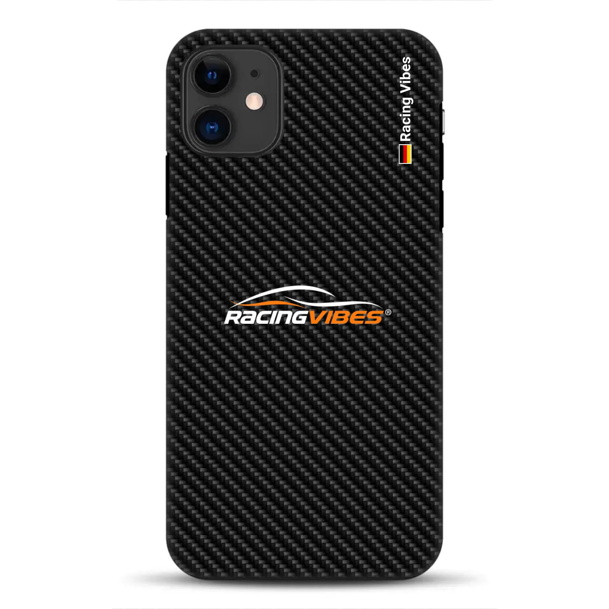 Carbon Style mit Logo Upload - Individuelle Premium Hülle für iPhone