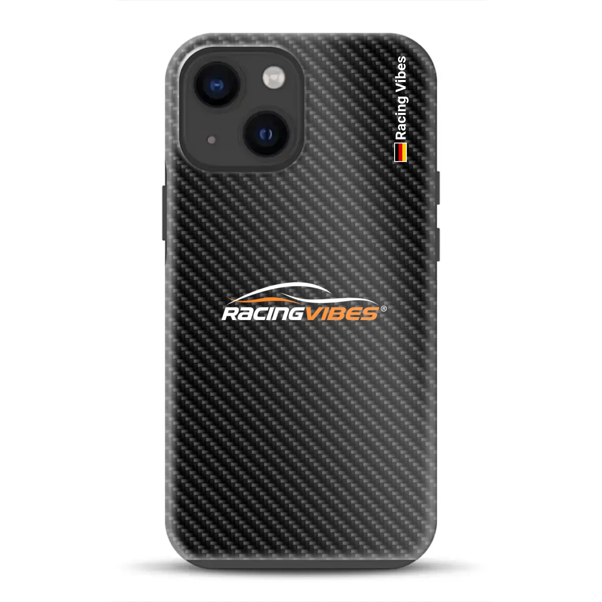 Carbon Style mit Logo Upload – Custodia premium personalizzata per iPhone