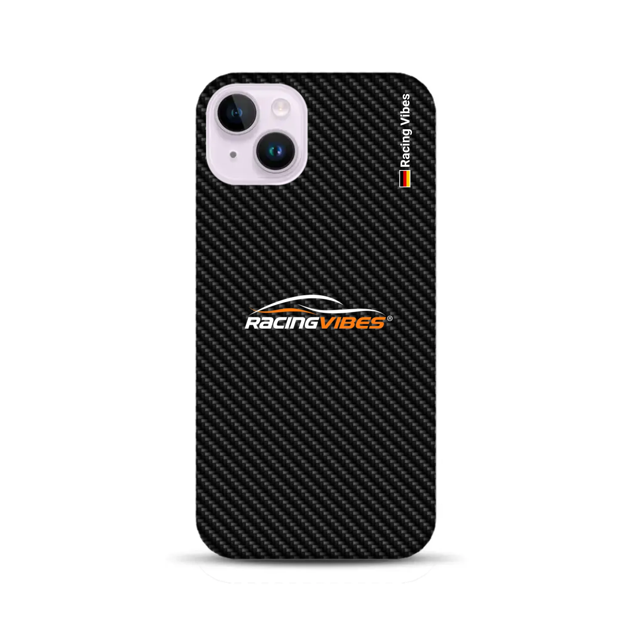 Carbon Style mit Logo Upload – Custodia premium personalizzata per iPhone