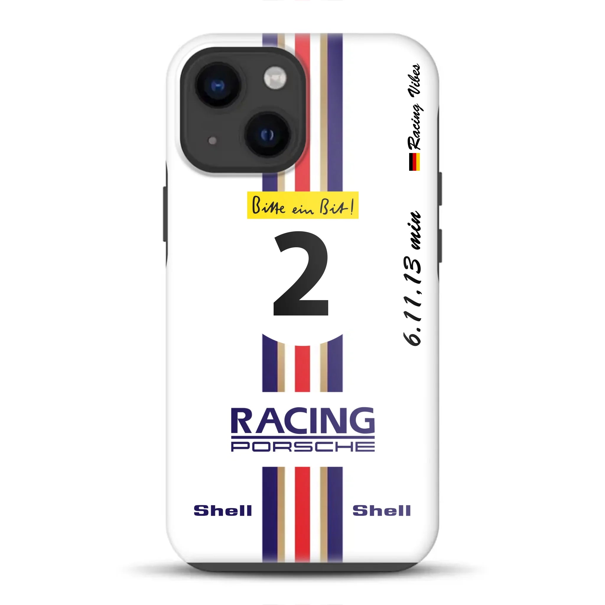 956K #2 Bellof Rekordrunde Nordschleife 1983 Livery – Custodia premium personalizzata per iPhone