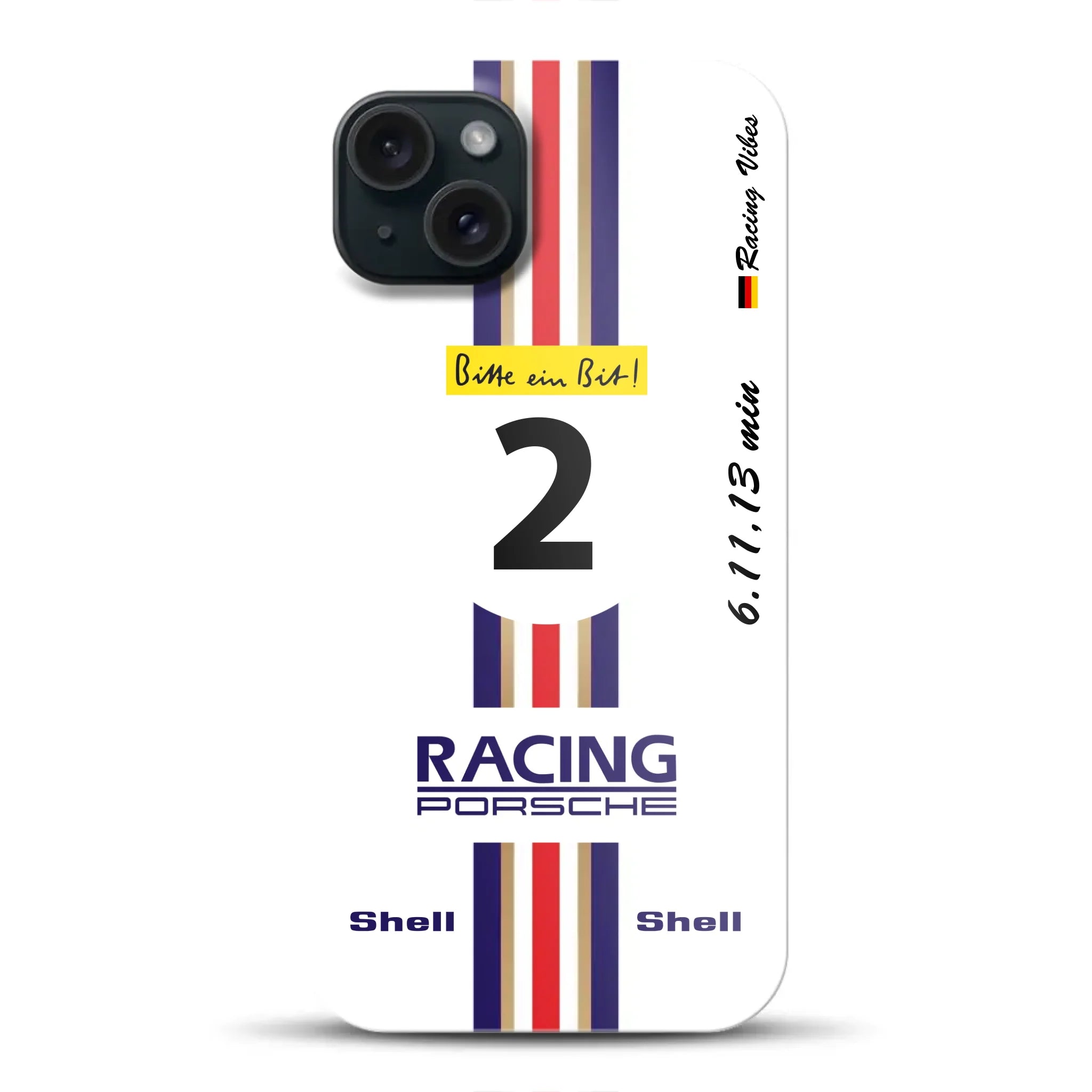 956K #2 Bellof Rekordrunde Nordschleife 1983 Livery – Custodia premium personalizzata per iPhone