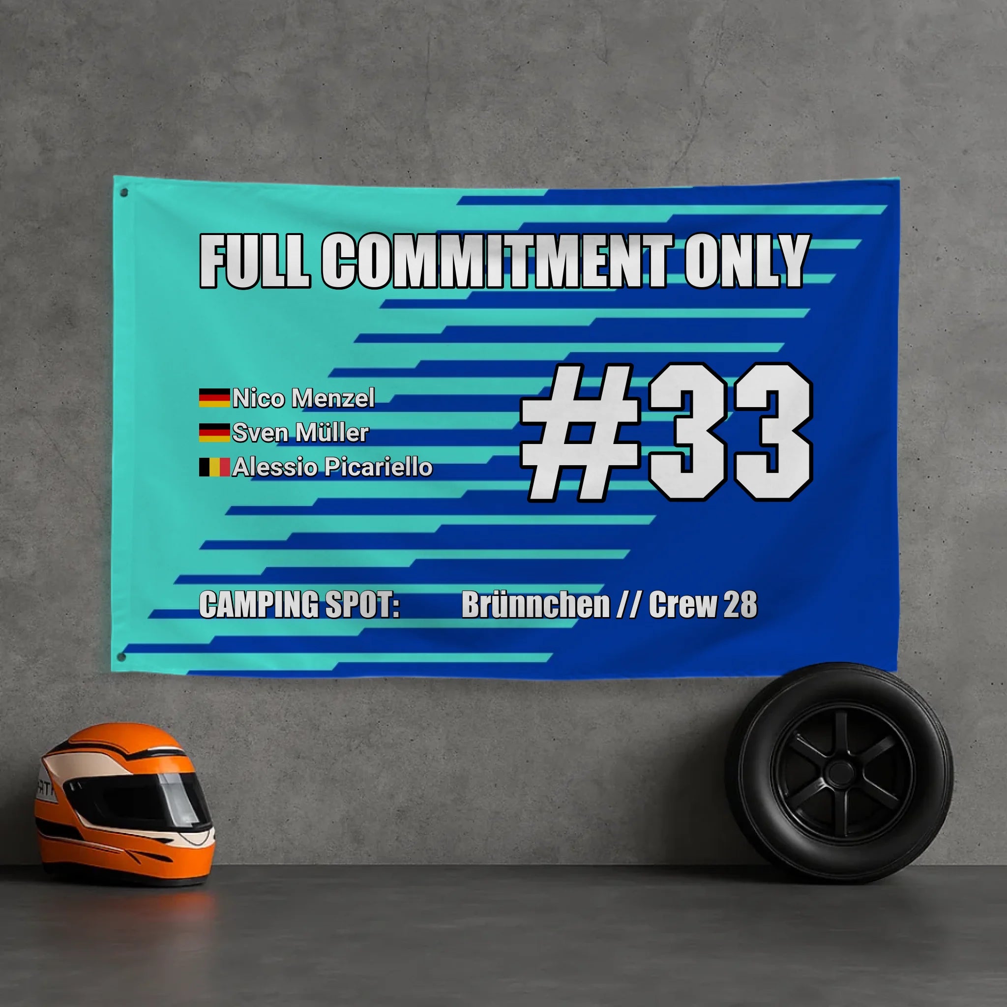 Full Commitment – Falken - Custom flag