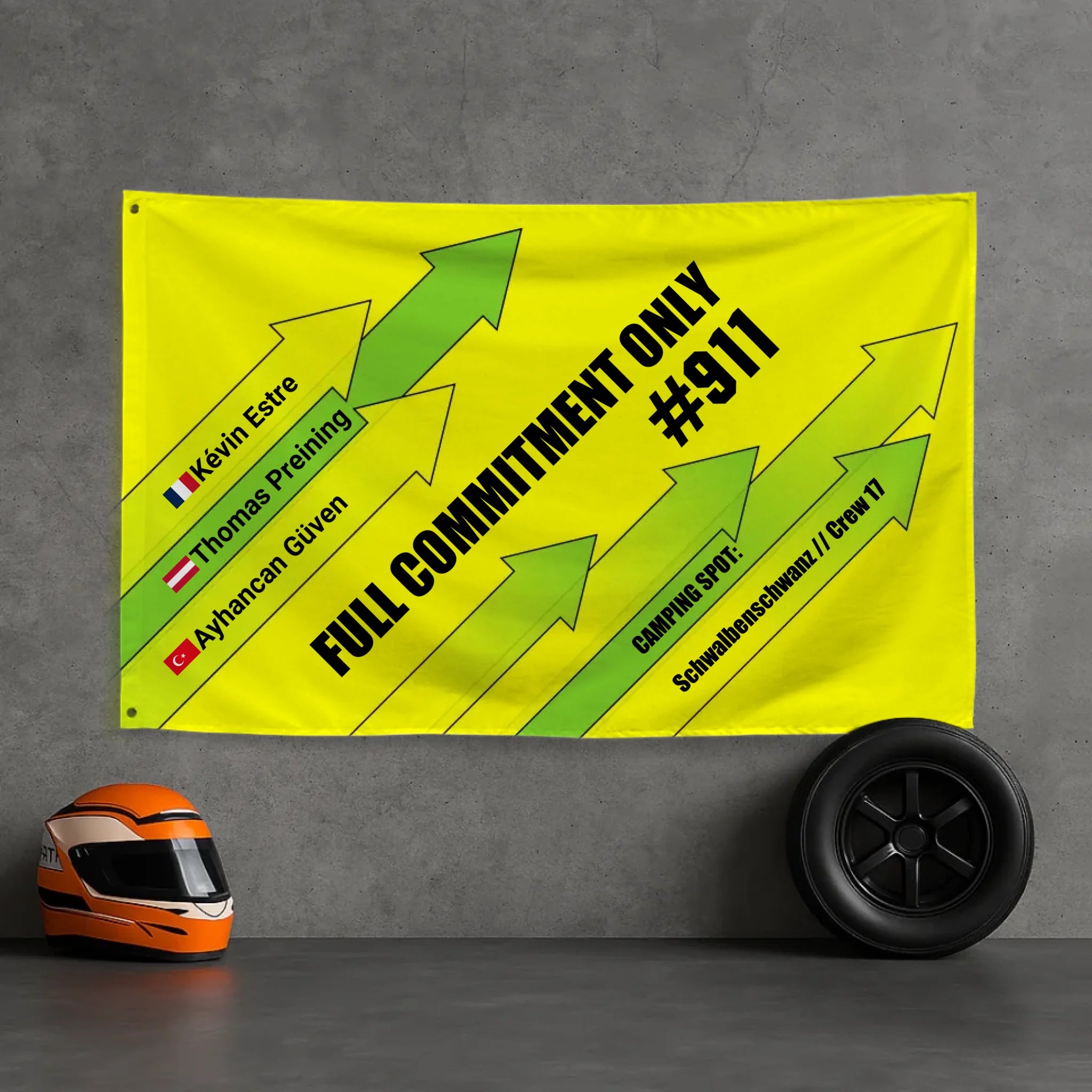 Full Commitment – Grello - Custom flag
