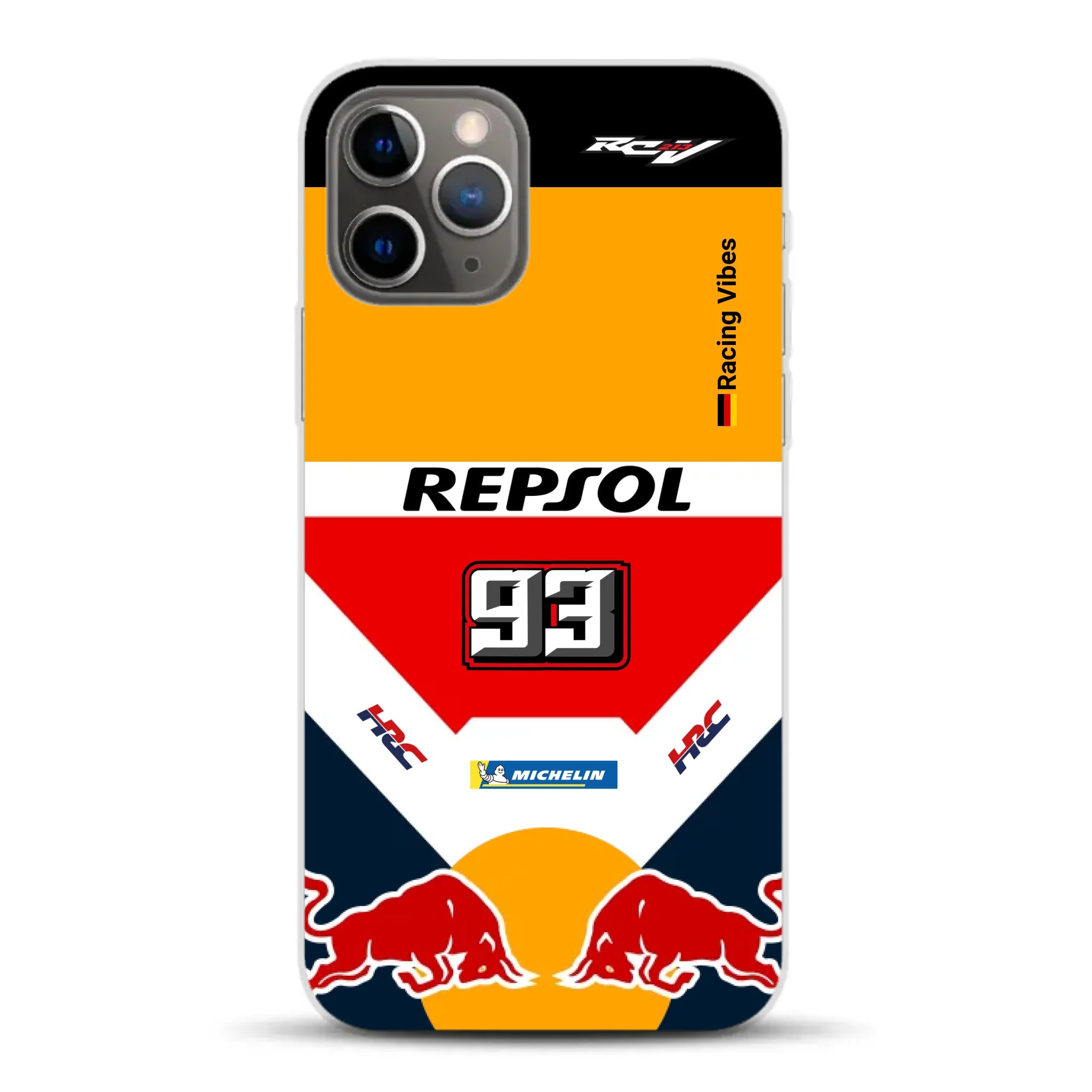 RC213V MotoGP Marc Márquez 2019 Champion Livery - Custodia per cellulare personalizzata per iPhone