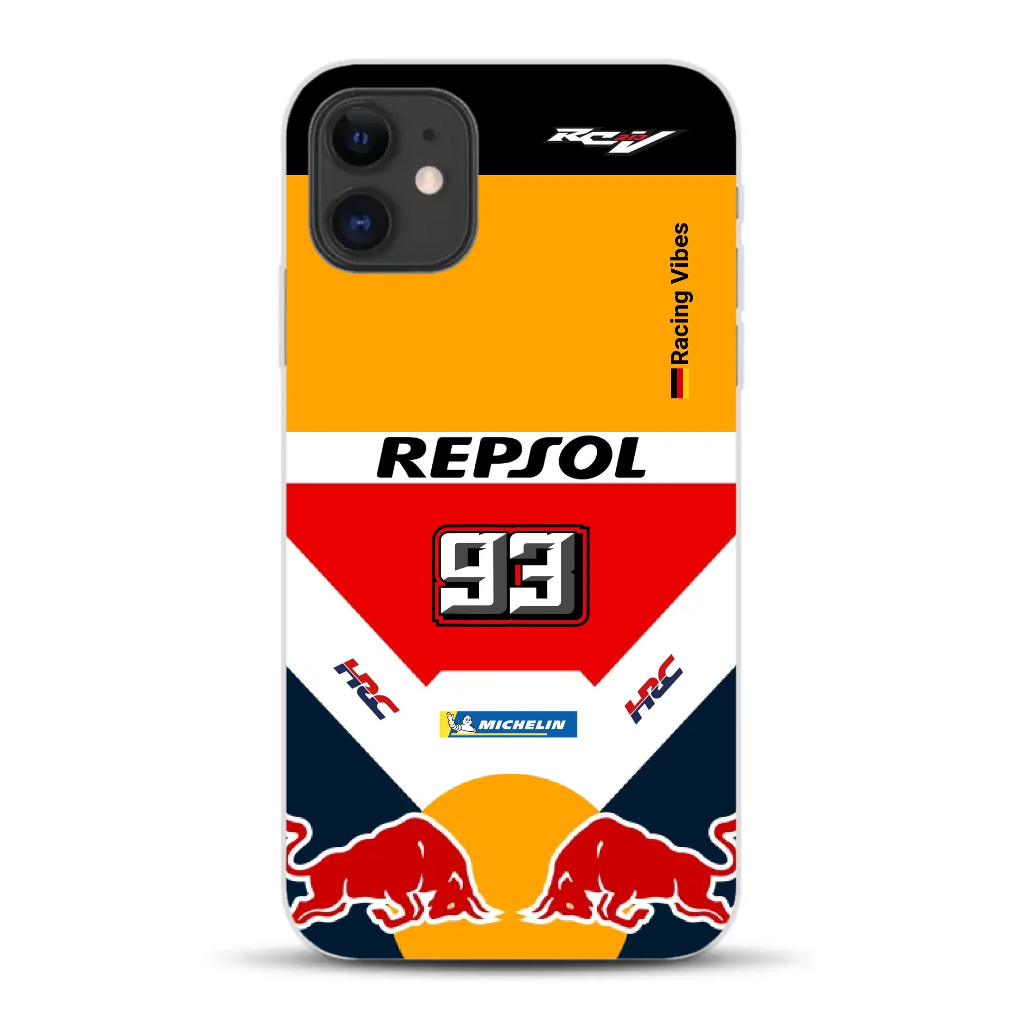 RC213V MotoGP Marc Márquez 2019 Champion Livery - Custodia per cellulare personalizzata per iPhone
