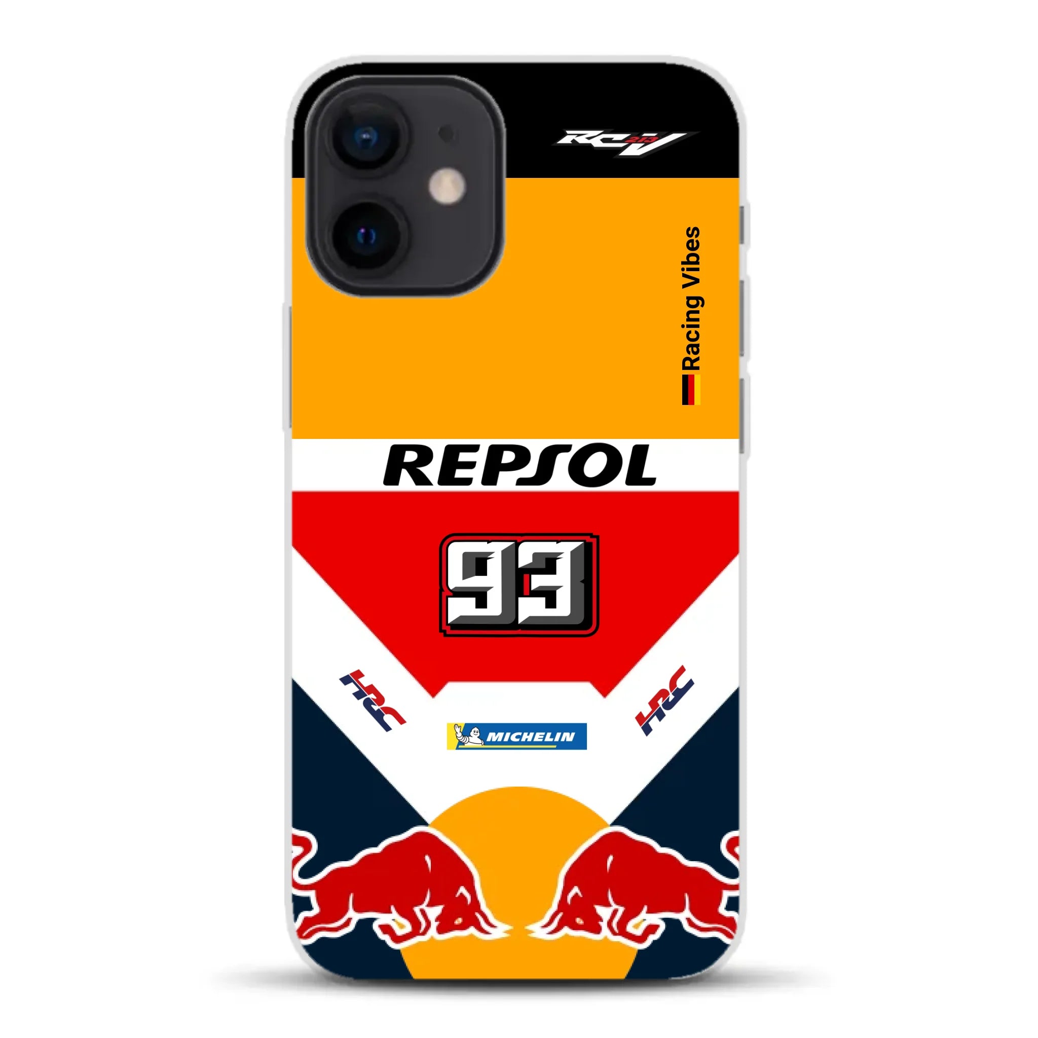 RC213V MotoGP Marc Márquez 2019 Champion Livery - Custom phone case for iPhone