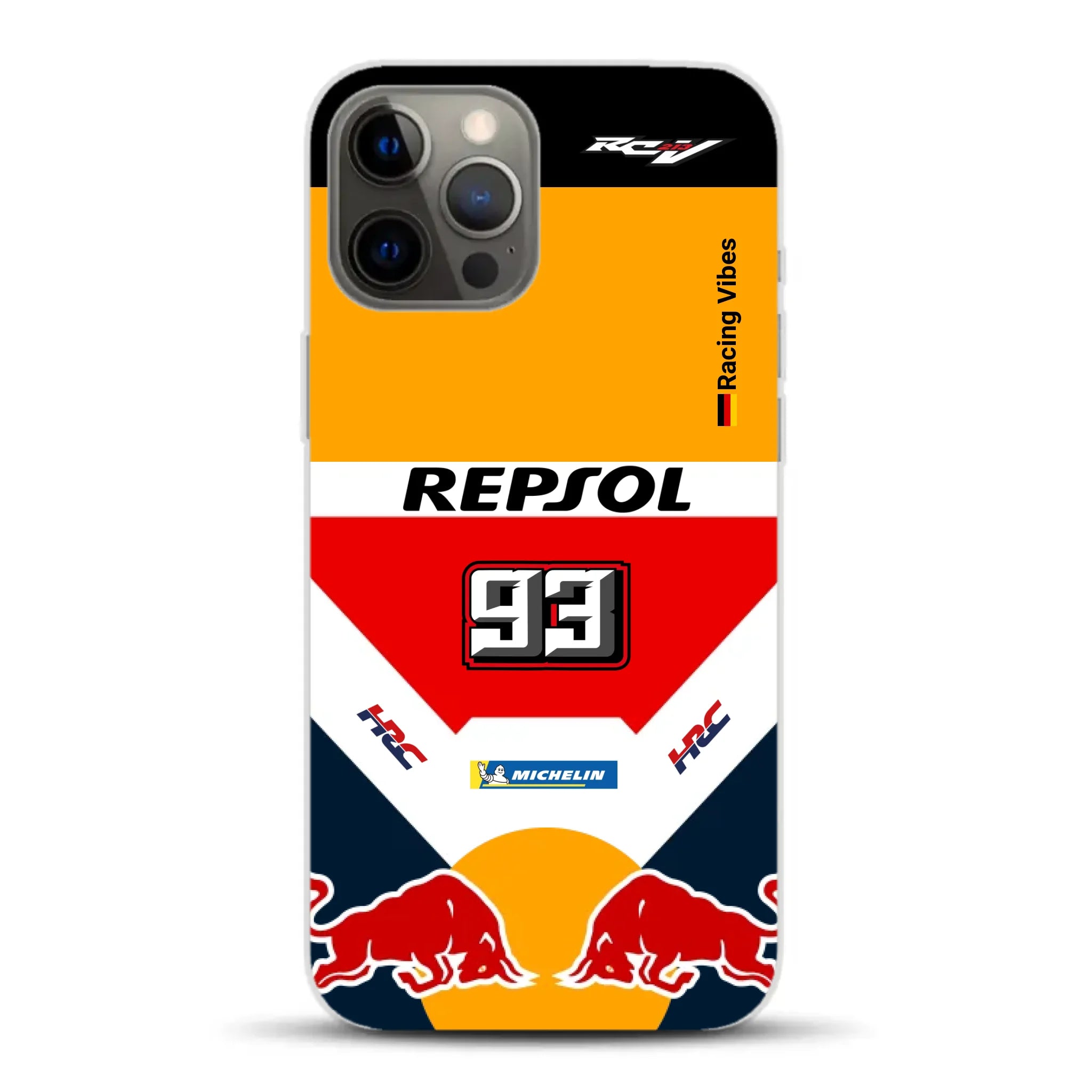RC213V MotoGP Marc Márquez 2019 Champion Livery - Individuelle Handyhülle für iPhone