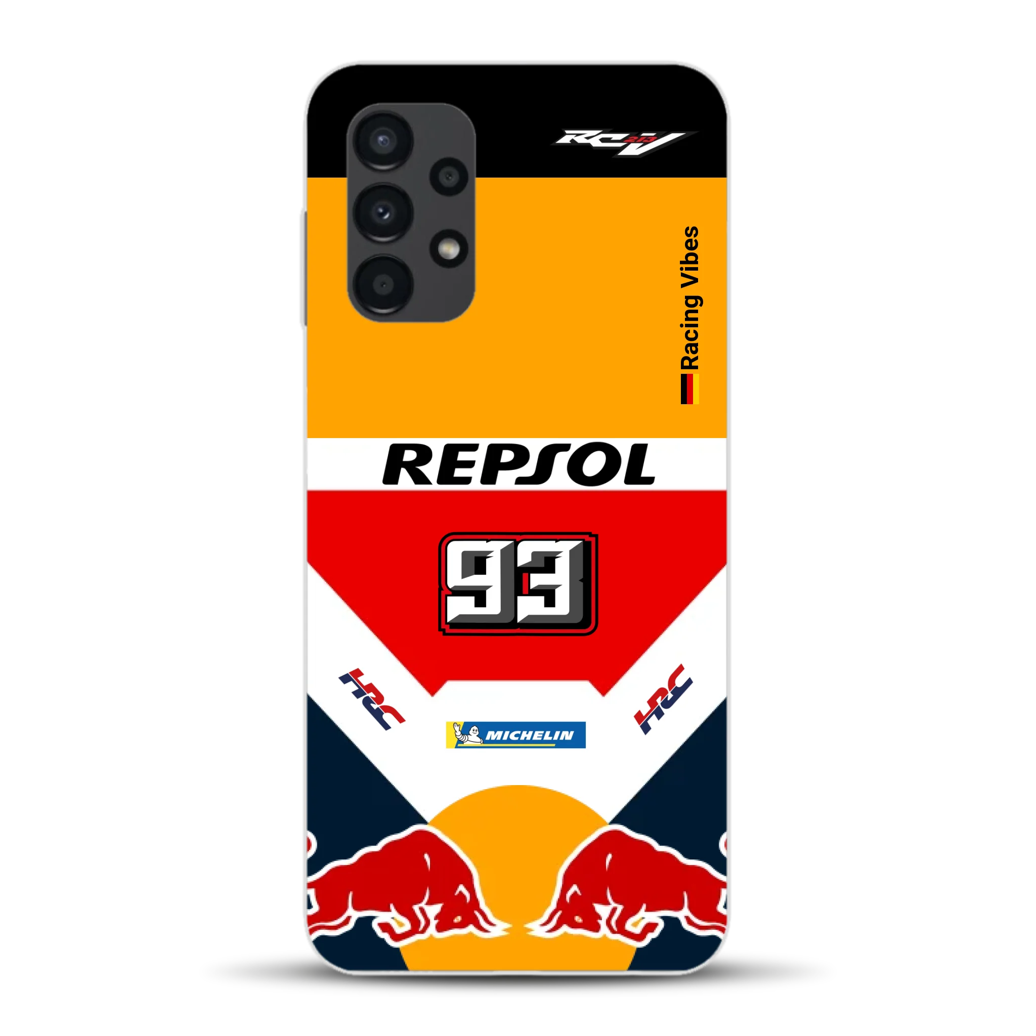 RC213V MotoGP Marc Márquez 2019 Champion Livery - Custodia per cellulare personalizzata per Samsung