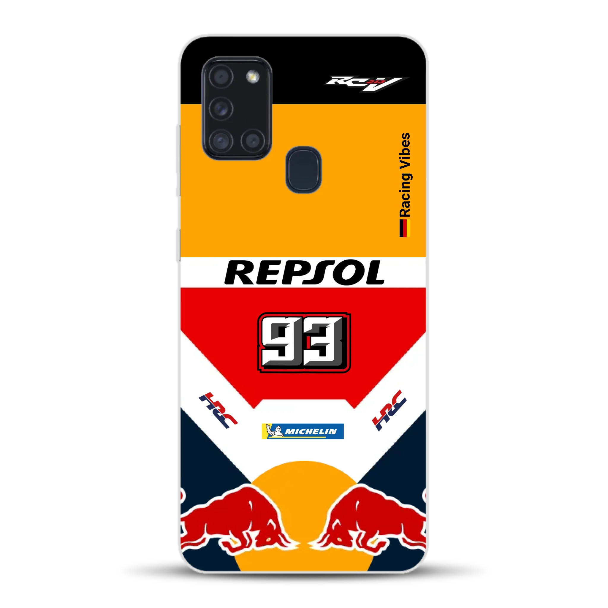 RC213V MotoGP Marc Márquez 2019 Champion Livery - Custodia per cellulare personalizzata per Samsung
