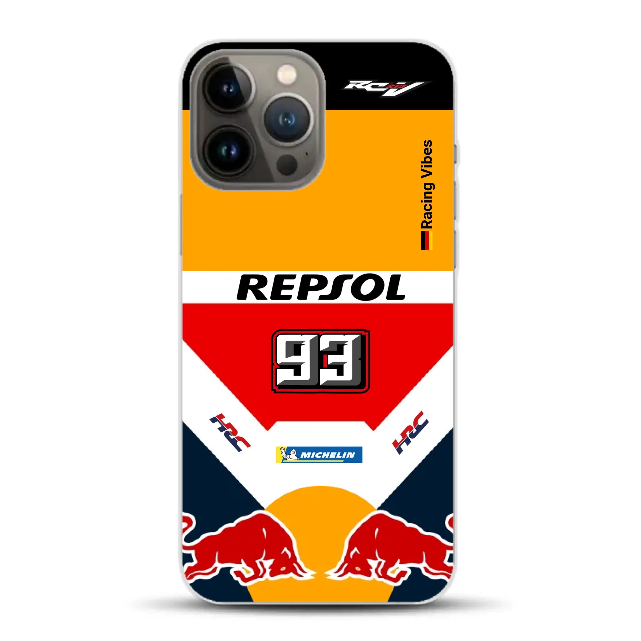 RC213V MotoGP Marc Márquez 2019 Champion Livery - Custom phone case for iPhone