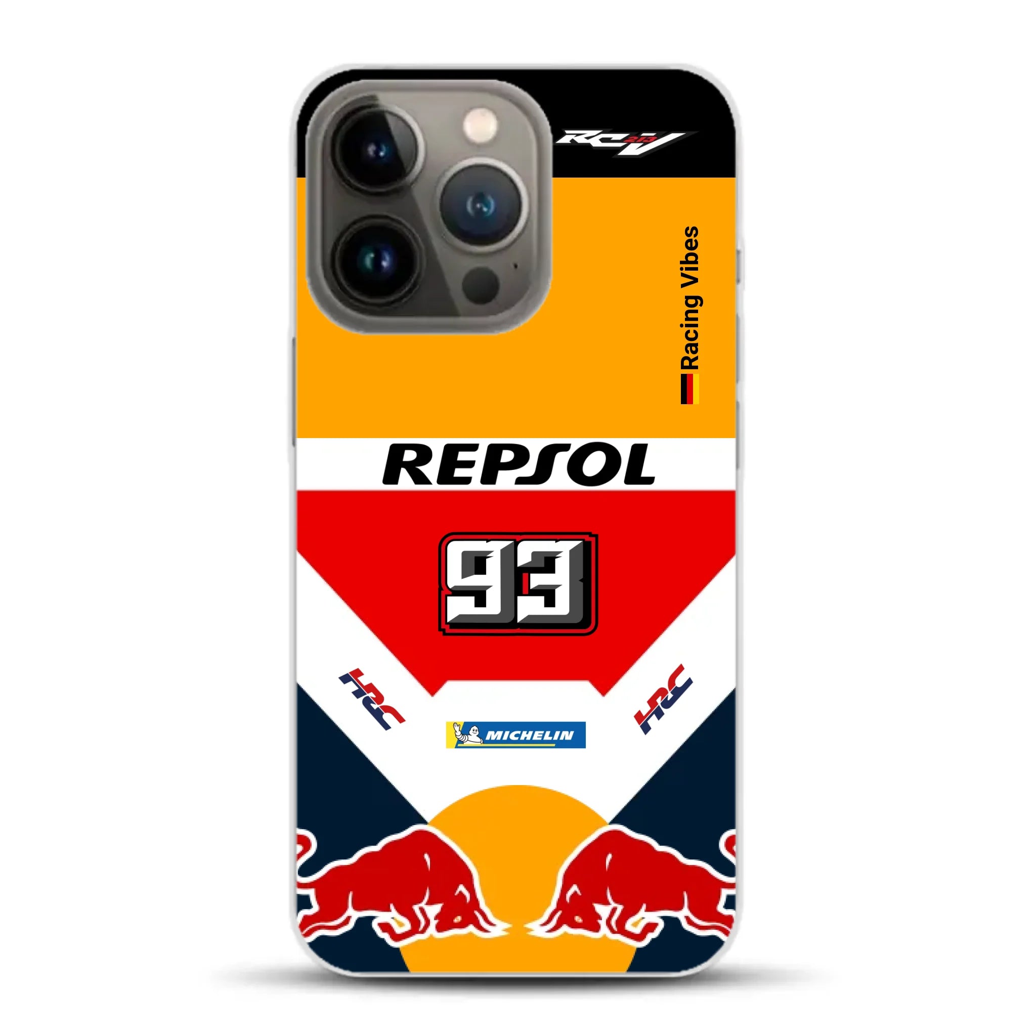 RC213V MotoGP Marc Márquez 2019 Champion Livery - Individuelle Handyhülle für iPhone