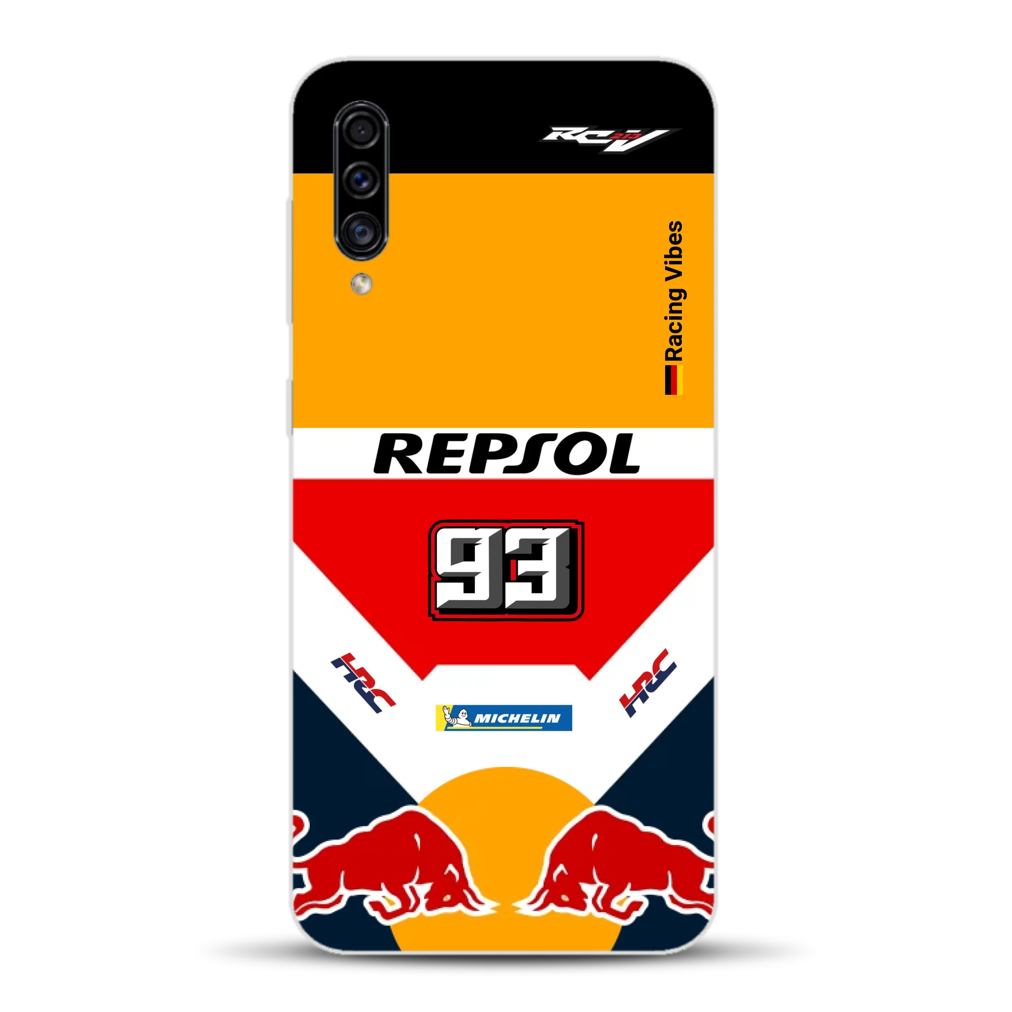 RC213V MotoGP Marc Márquez 2019 Champion Livery - Custodia per cellulare personalizzata per Samsung