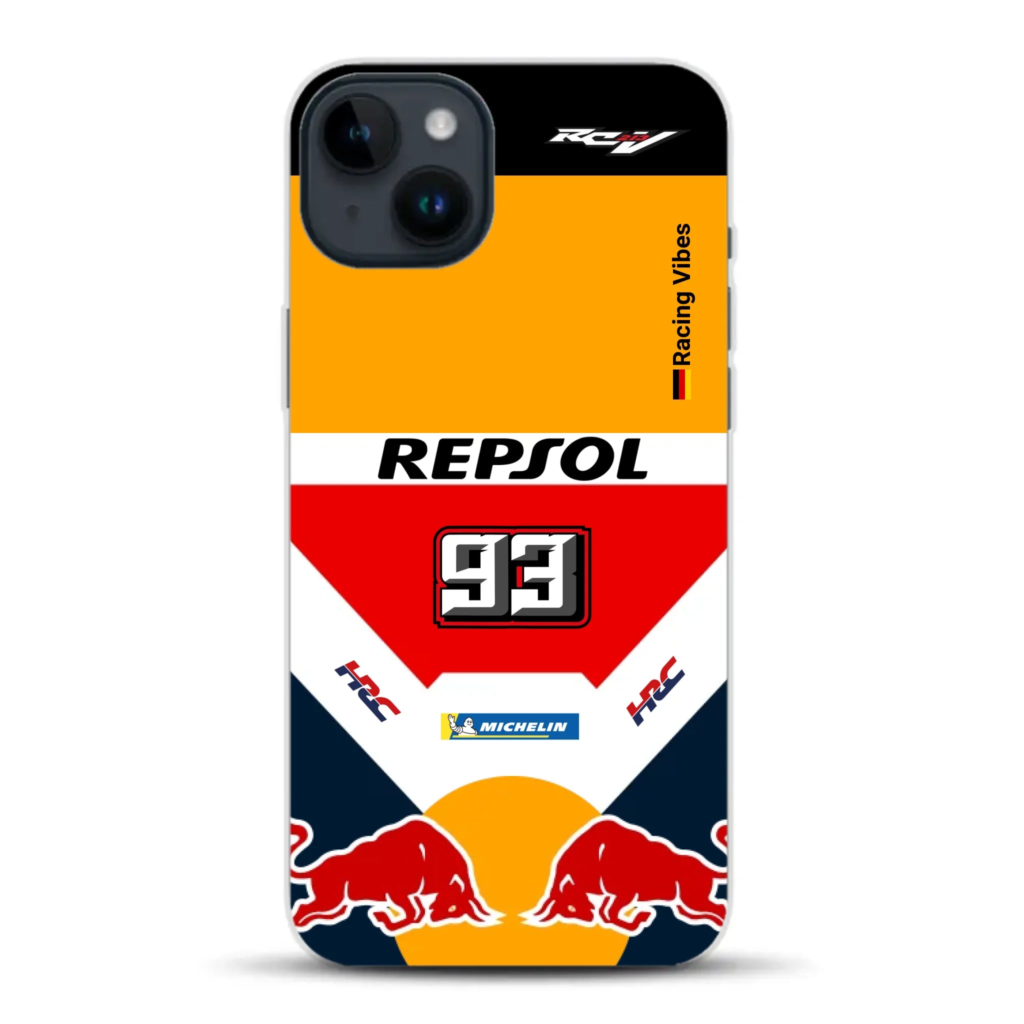 RC213V MotoGP Marc Márquez 2019 Champion Livery - Custom phone case for iPhone