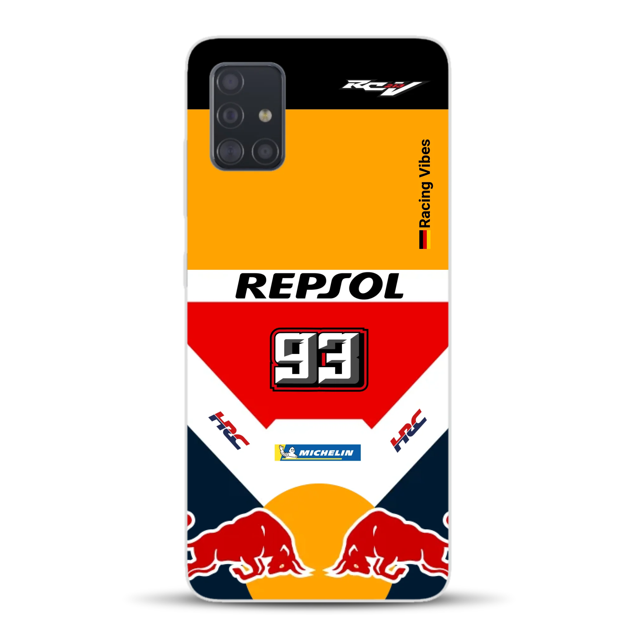 RC213V MotoGP Marc Márquez 2019 Champion Livery - Custodia per cellulare personalizzata per Samsung