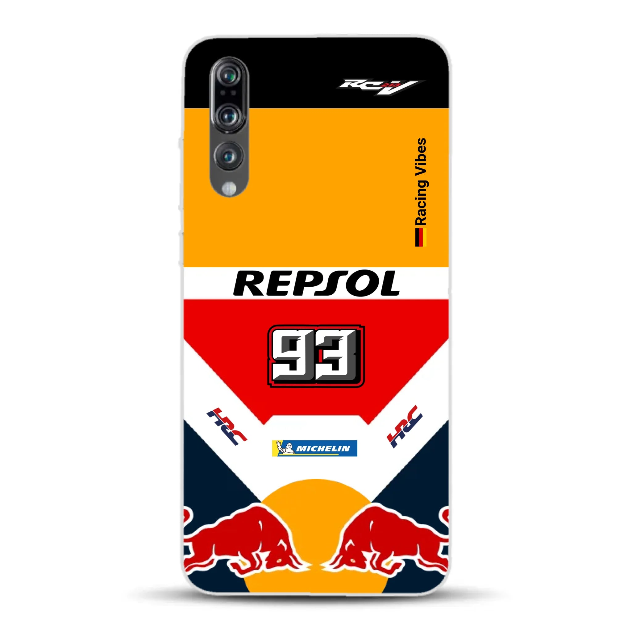 RC213V MotoGP Marc Márquez 2019 Champion Livery - Custodia per cellulare personalizzata per Huawei