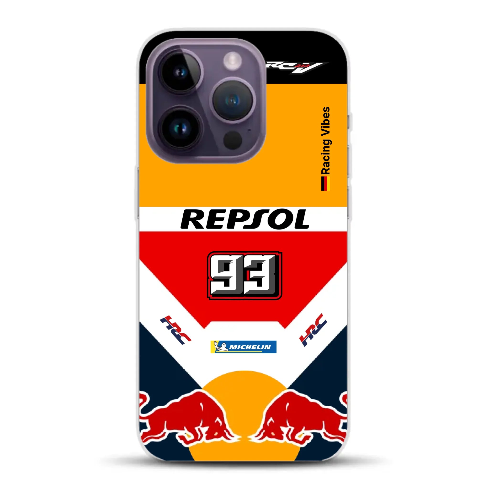 RC213V MotoGP Marc Márquez 2019 Champion Livery - Custom phone case for iPhone