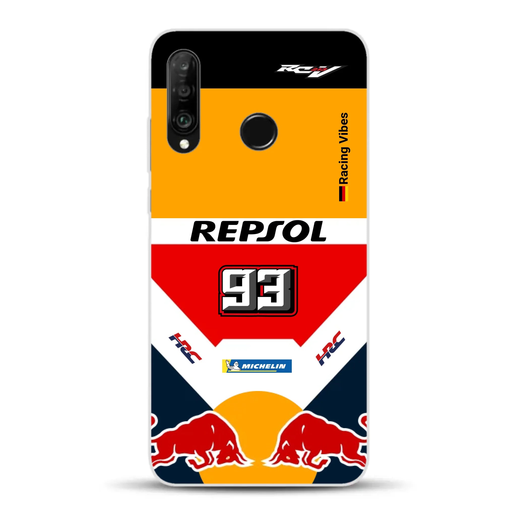 RC213V MotoGP Marc Márquez 2019 Champion Livery - Custodia per cellulare personalizzata per Huawei