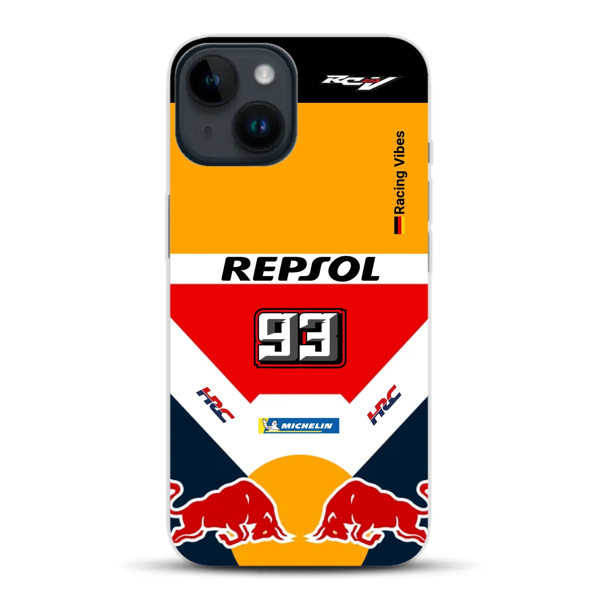 RC213V MotoGP Marc Márquez 2019 Champion Livery - Custom phone case for iPhone