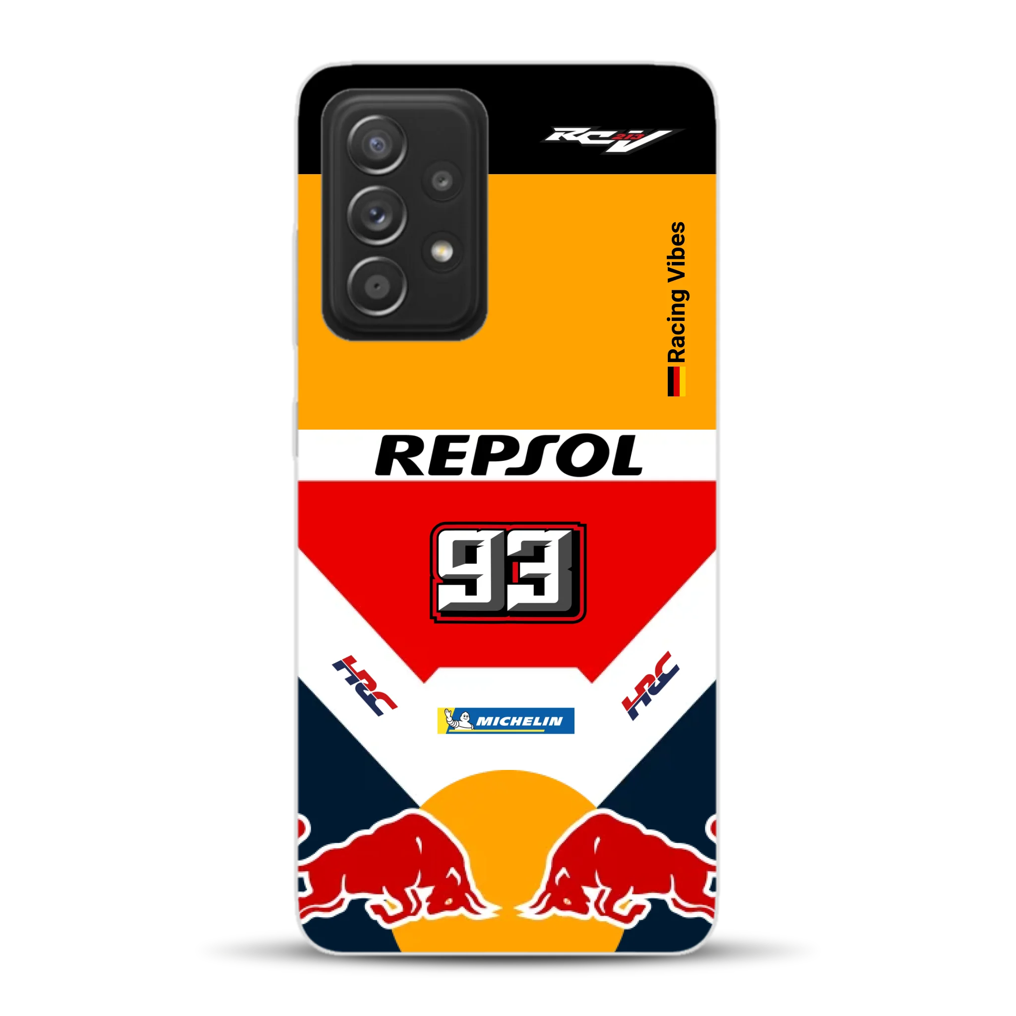 RC213V MotoGP Marc Márquez 2019 Champion Livery - Custodia per cellulare personalizzata per Samsung