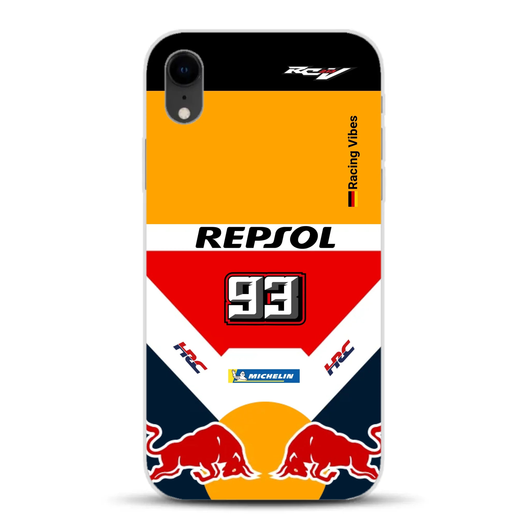 RC213V MotoGP Marc Márquez 2019 Champion Livery - Individuelle Handyhülle für iPhone