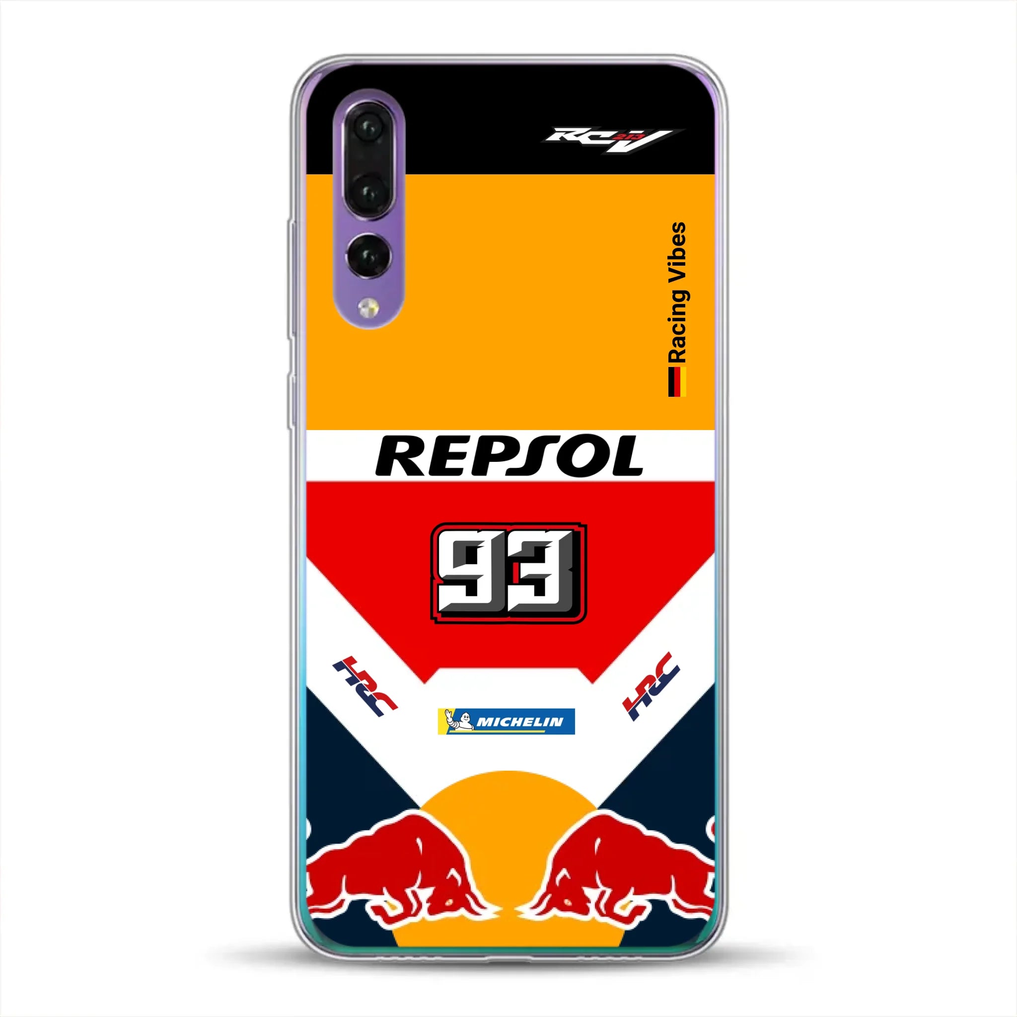RC213V MotoGP Marc Márquez 2019 Champion Livery - Custodia per cellulare personalizzata per Huawei