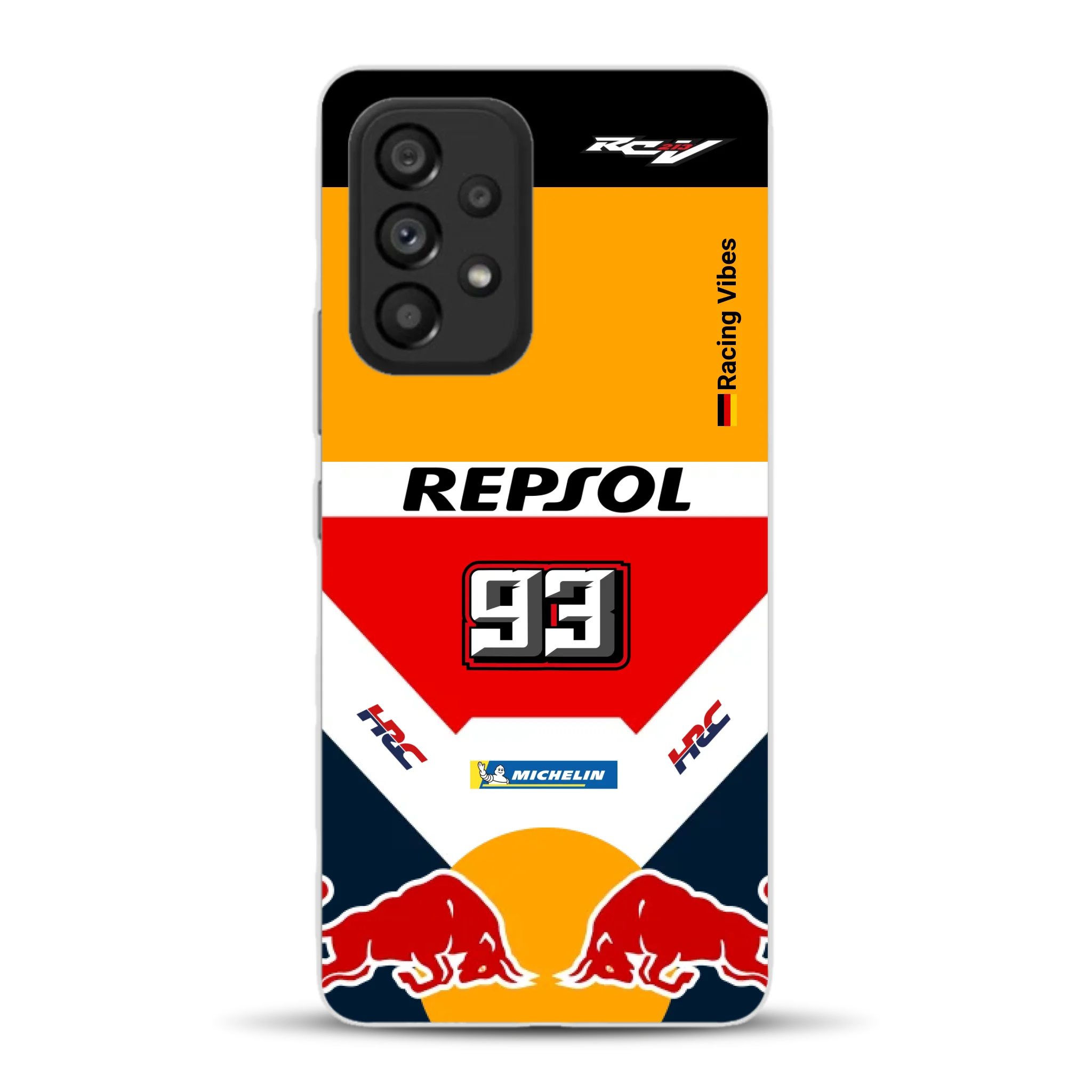RC213V MotoGP Marc Márquez 2019 Champion Livery - Custodia per cellulare personalizzata per Samsung