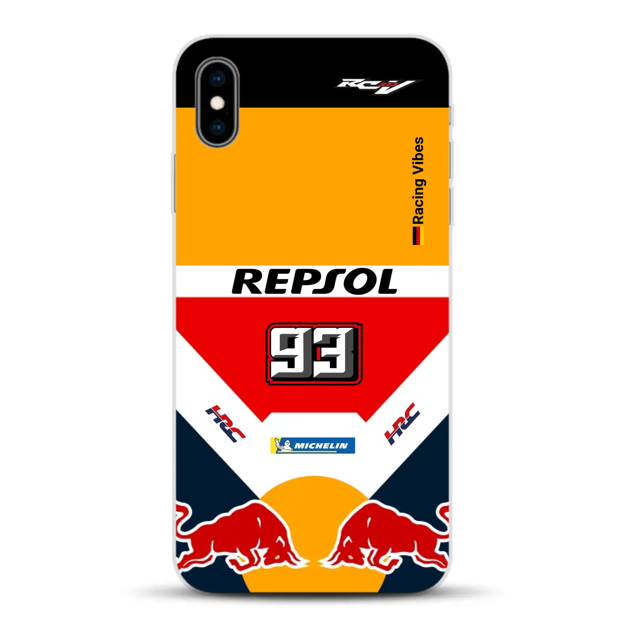 RC213V MotoGP Marc Márquez 2019 Champion Livery - Individuelle Handyhülle für iPhone