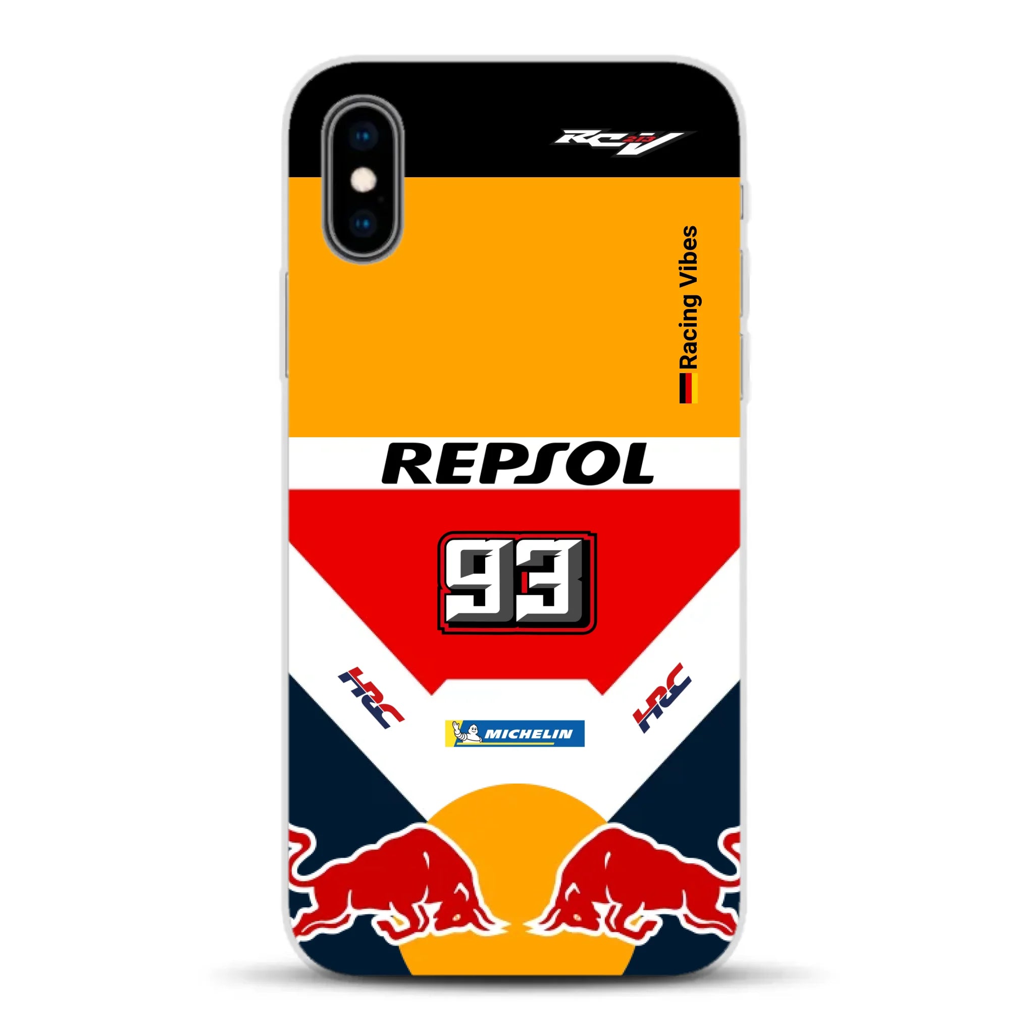 RC213V MotoGP Marc Márquez 2019 Champion Livery - Individuelle Handyhülle für iPhone