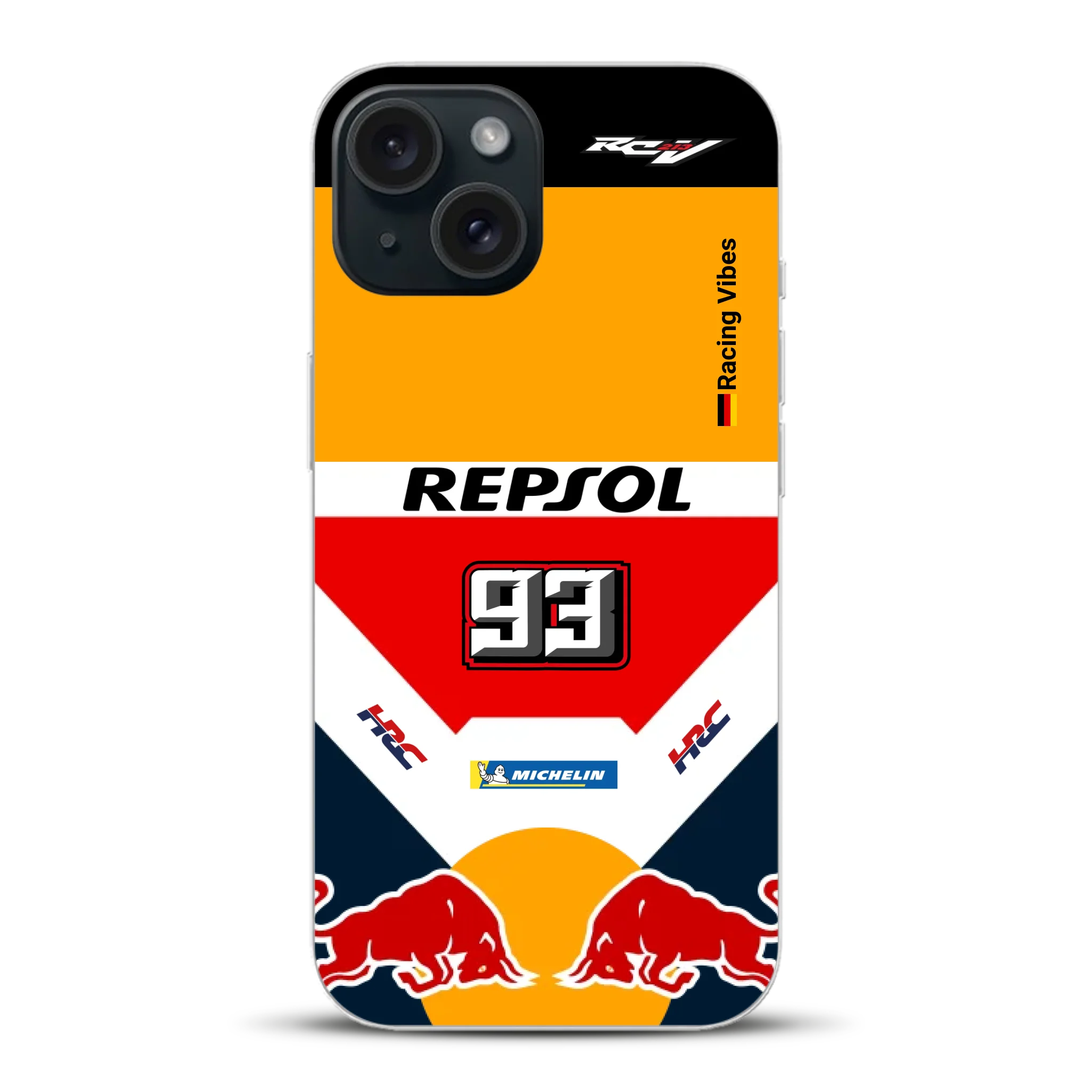 RC213V MotoGP Marc Márquez 2019 Champion Livery - Individuelle Handyhülle für iPhone