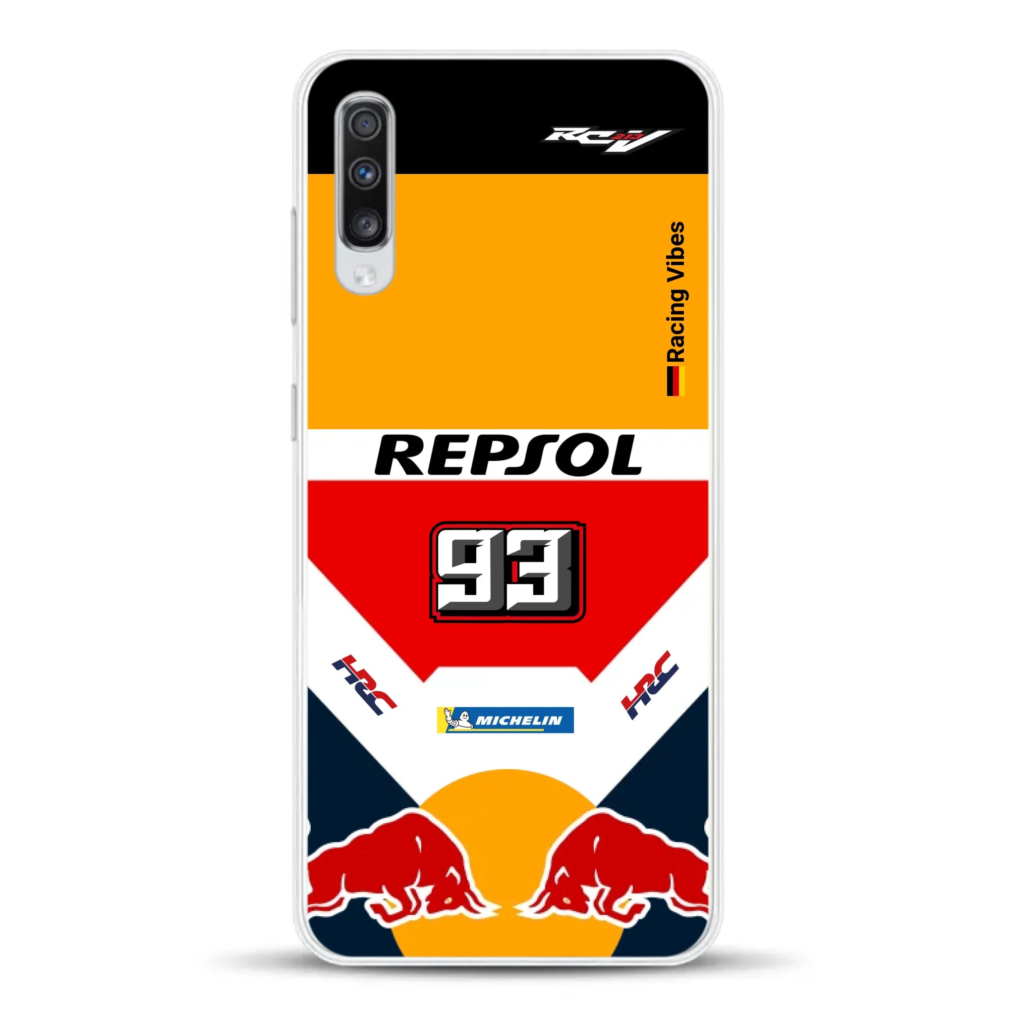 RC213V MotoGP Marc Márquez 2019 Champion Livery - Custodia per cellulare personalizzata per Samsung