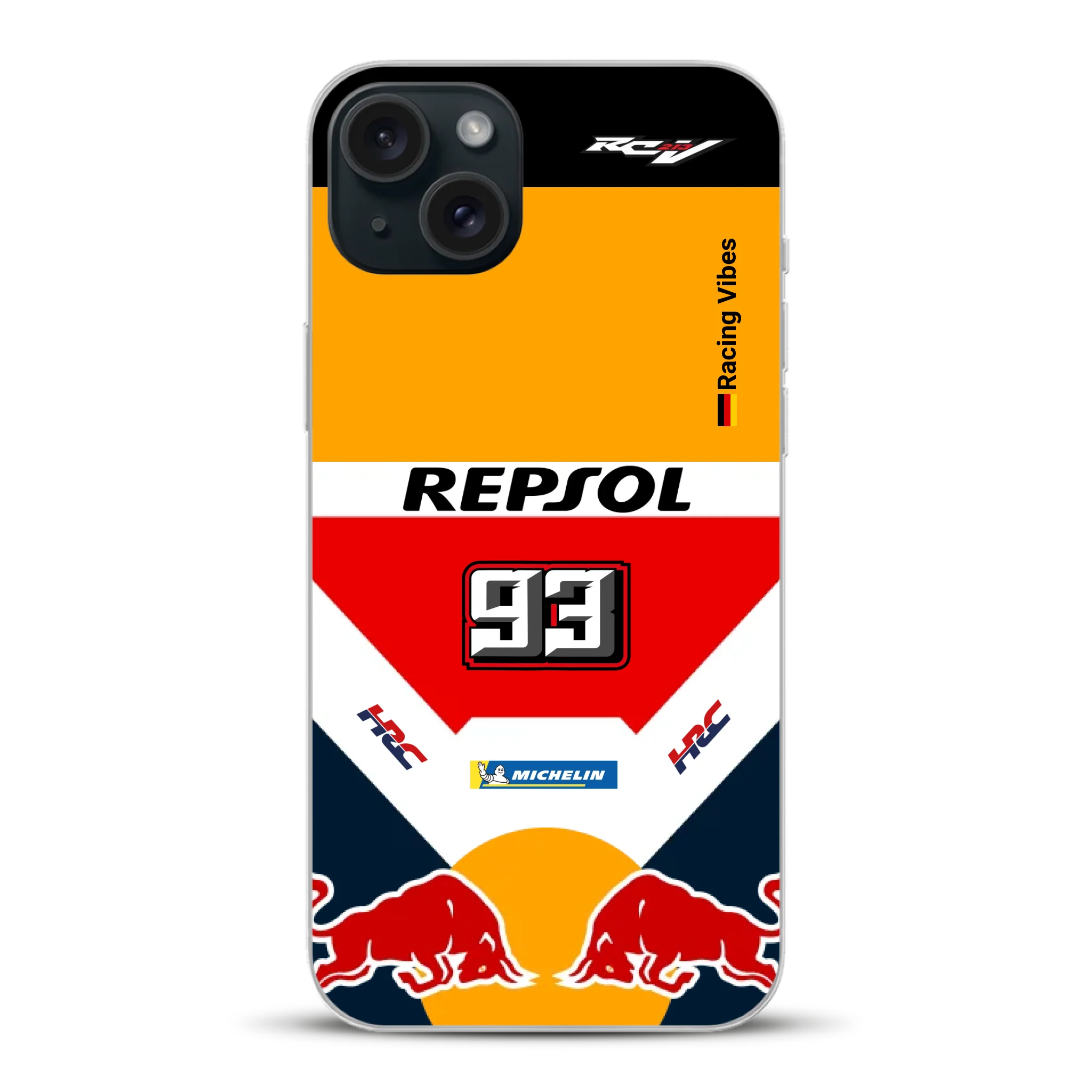 RC213V MotoGP Marc Márquez 2019 Champion Livery - Custom phone case for iPhone
