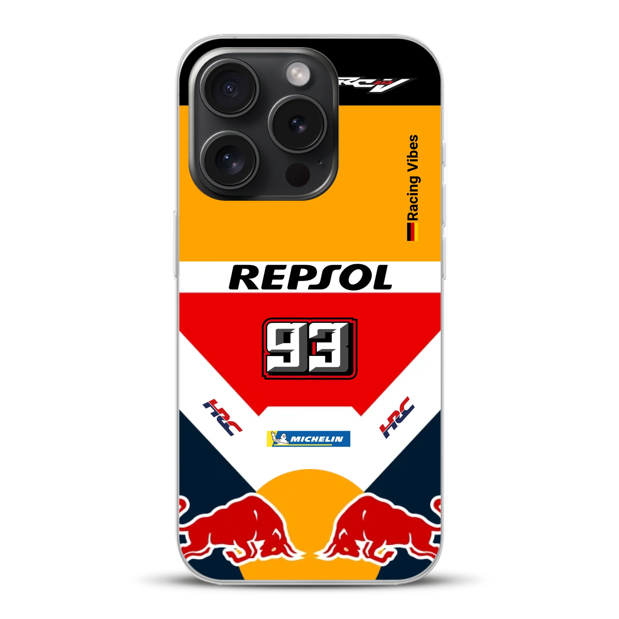 RC213V MotoGP Marc Márquez 2019 Champion Livery - Custom phone case for iPhone