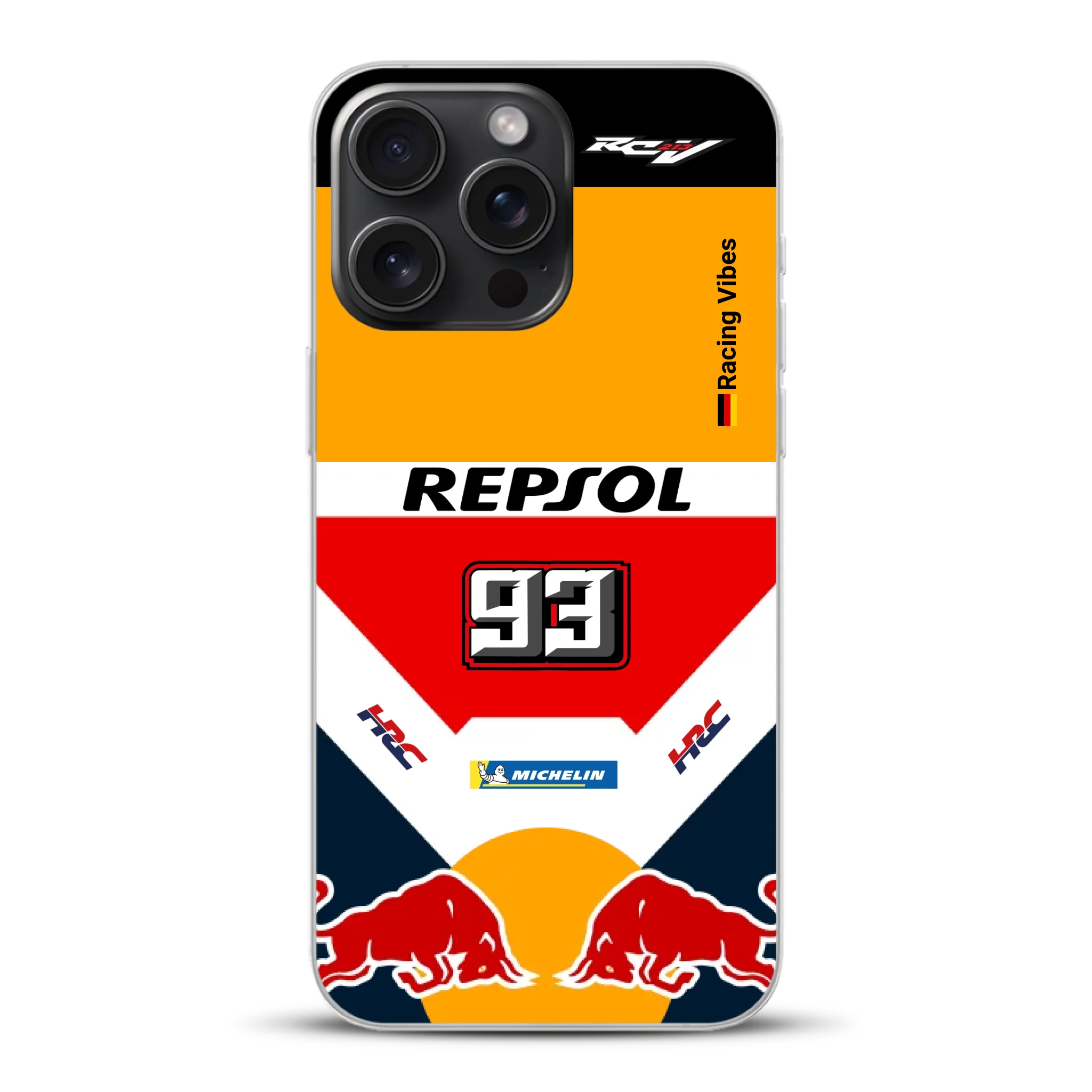 RC213V MotoGP Marc Márquez 2019 Champion Livery - Custom phone case for iPhone