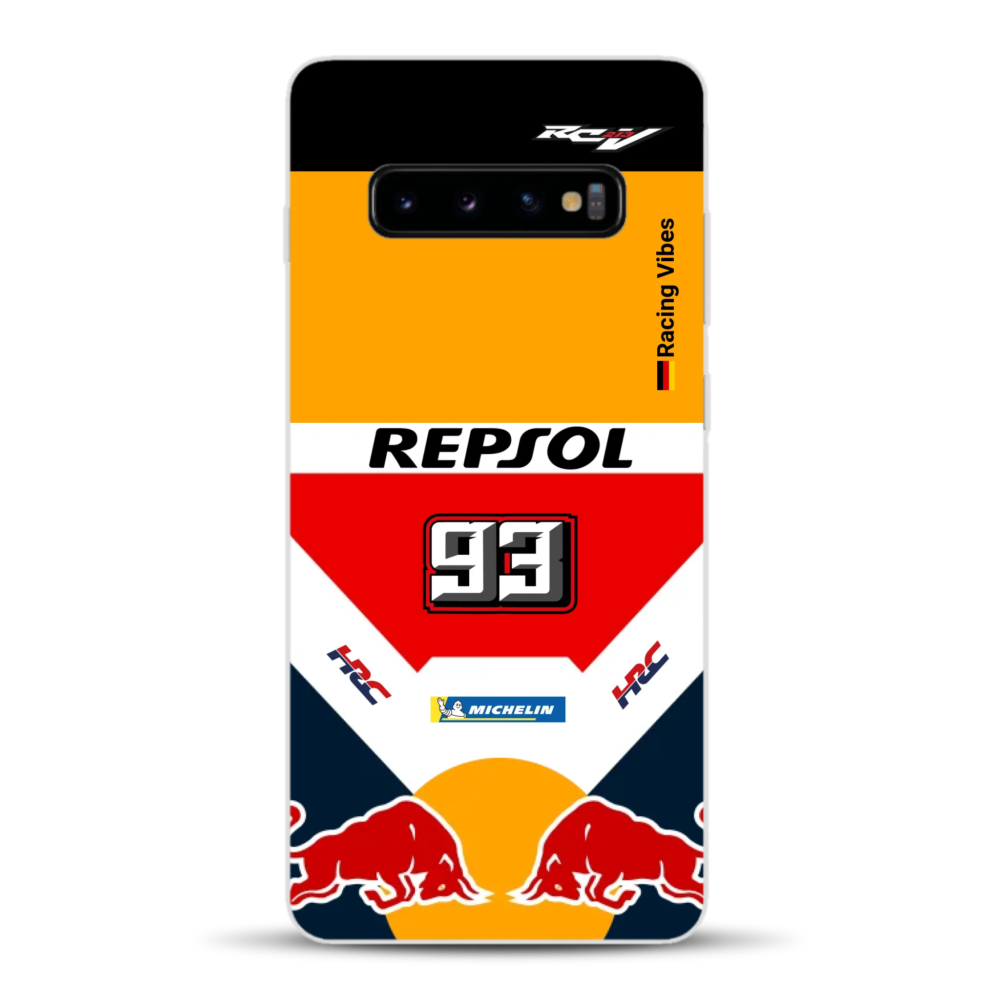 RC213V MotoGP Marc Márquez 2019 Champion Livery - Custodia per cellulare personalizzata per Samsung